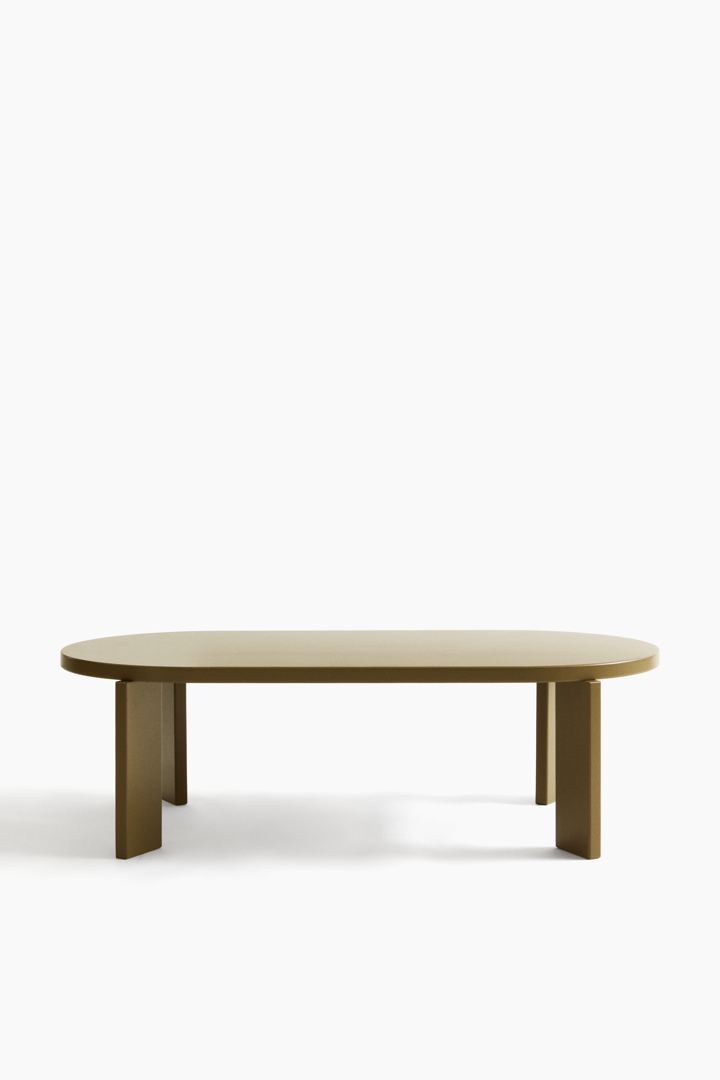 Table basse - Vert foncé/Beige clair