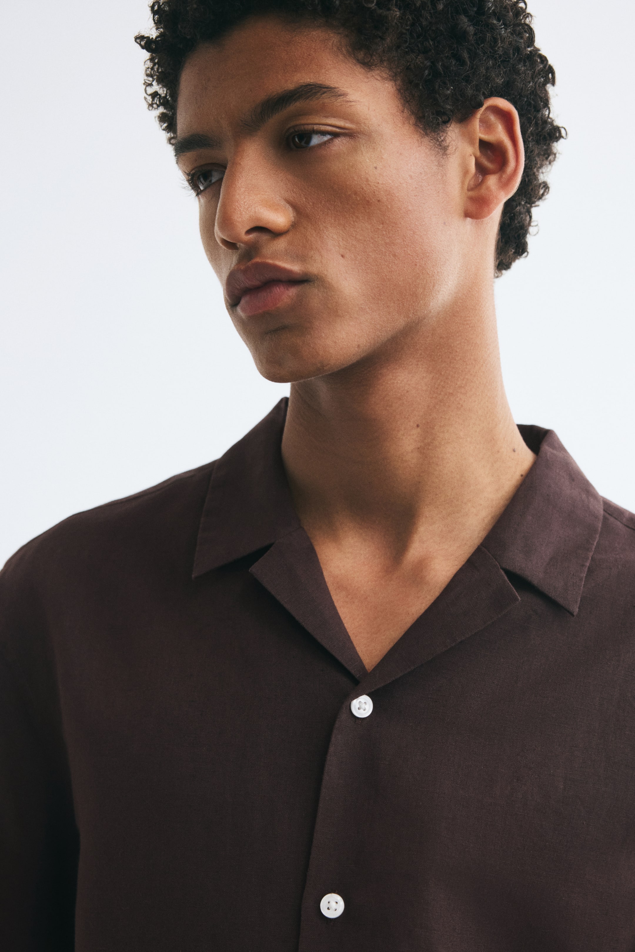 Relaxed-Fit Linen-Blend Resort Shirt