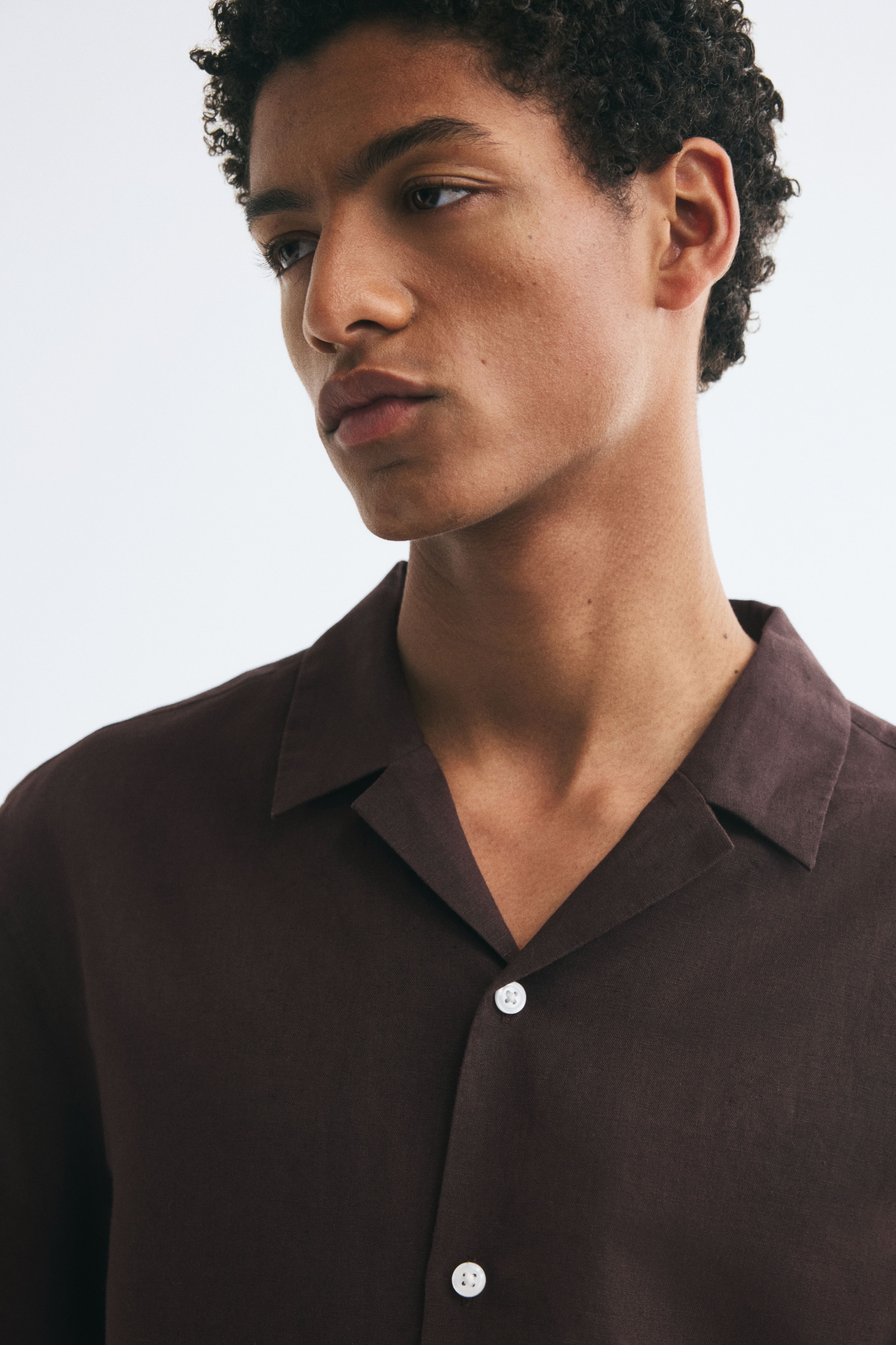 Relaxed-Fit Linen-Blend Resort Shirt
