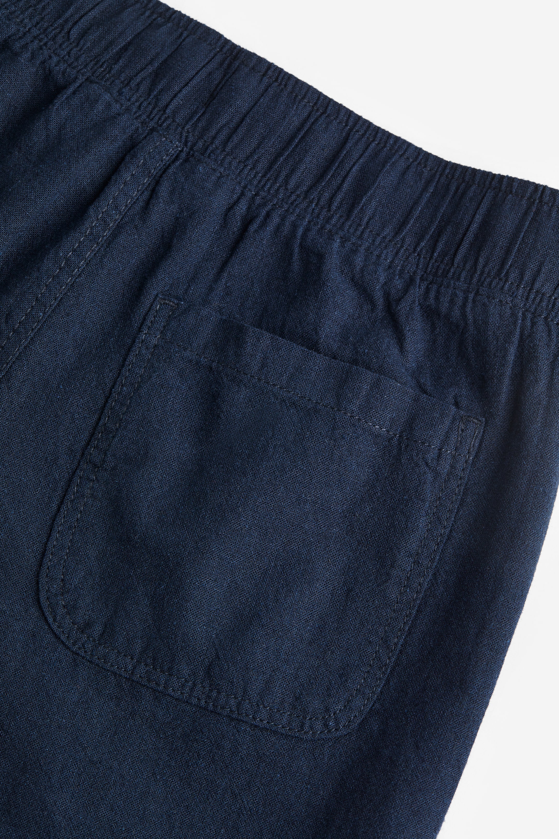 View larger image: 2-piece Linen Blend Set - Light blue/Stripe - Kids | H&M AU 2