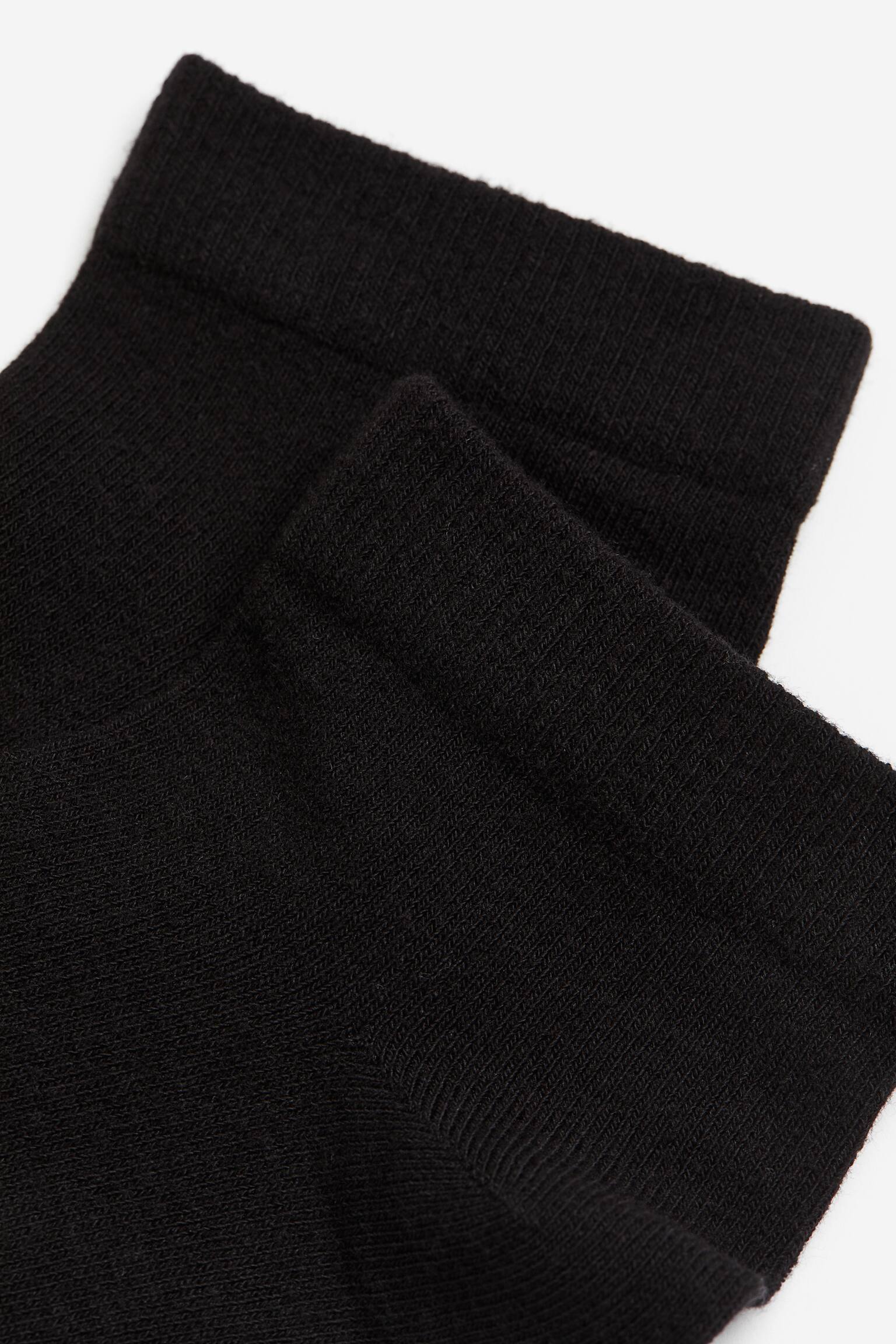 Bộ 5 đôi tất cotton pha - Màu đen - 2