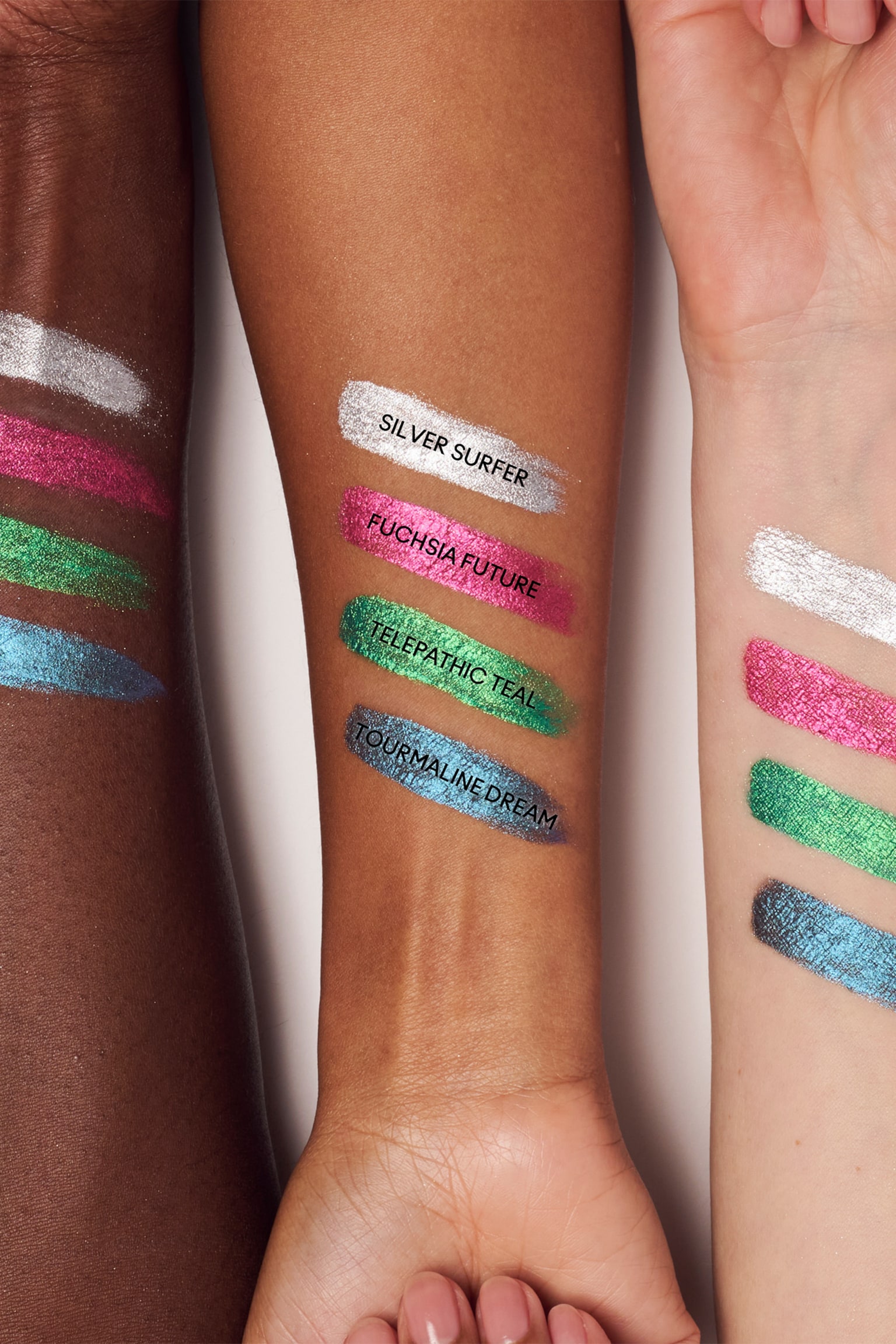 Dazzleshadow Liquid Eye Shadow - Fuchsia Future/Flash Or Dash/Champagne Trail/Not Scared To Sparkle/Beaming Brighter/Tourmaline Dream/Telepathic Teal - 7