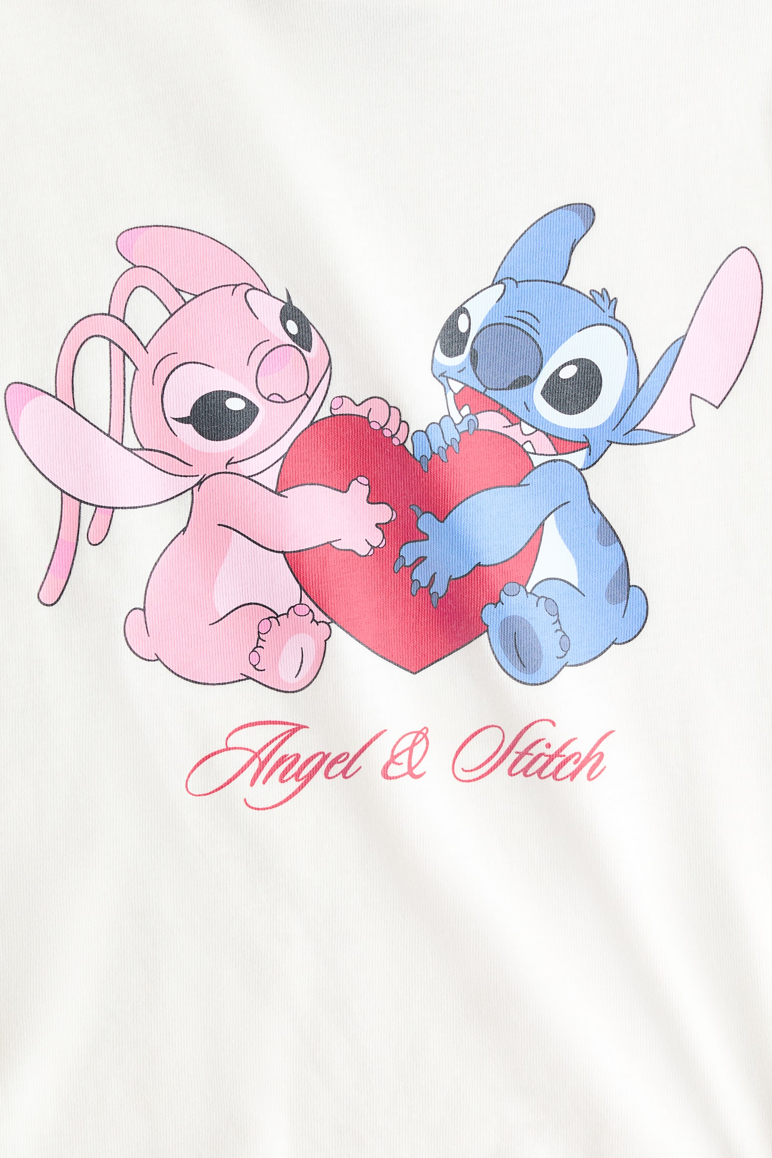 Print-motif cotton T-shirt - White/Lilo & Stitch/Light pink/Kuromi/Light grey marl/Snoopy - 2