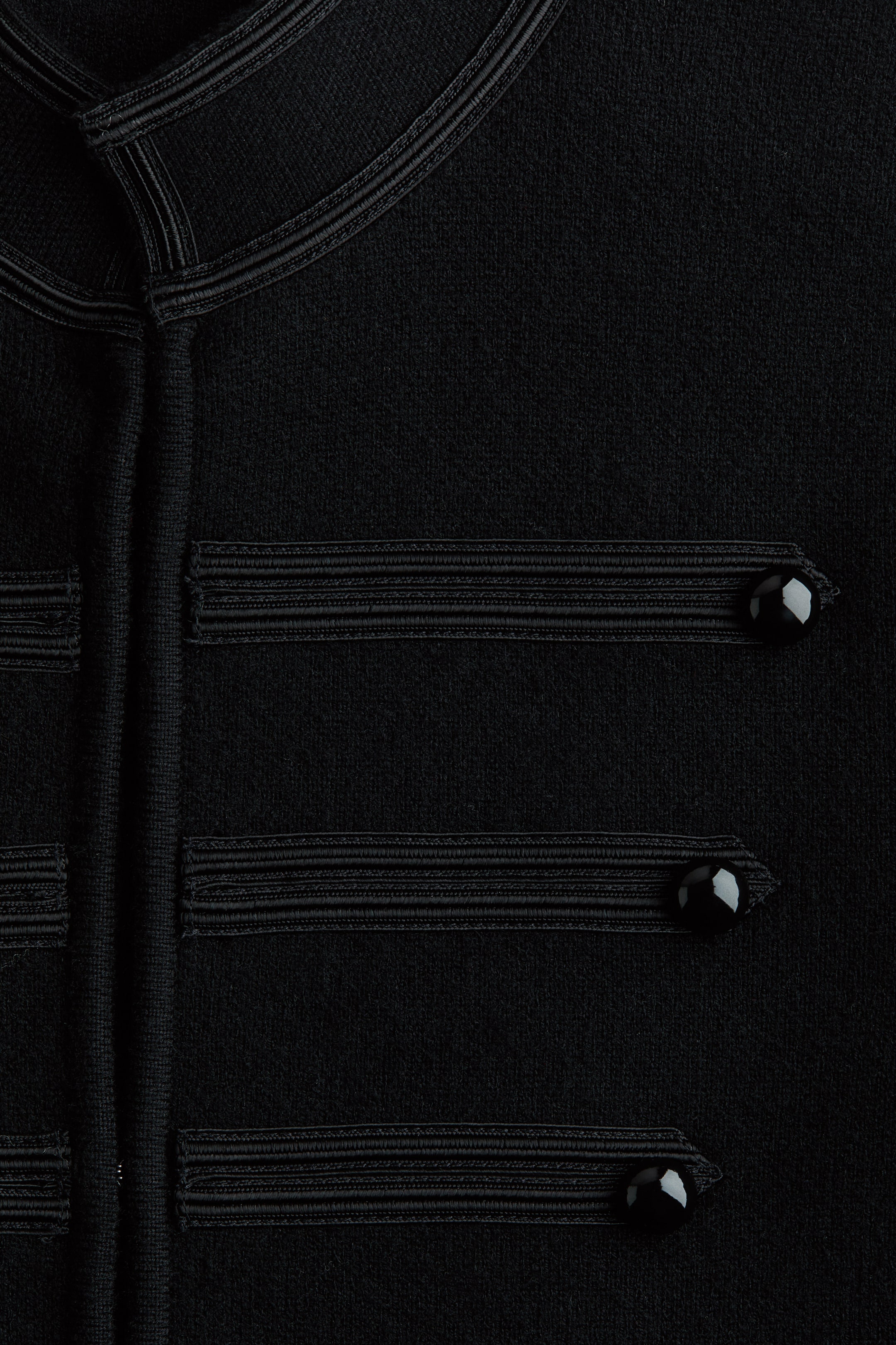 Button-Detail Knit Cardigan