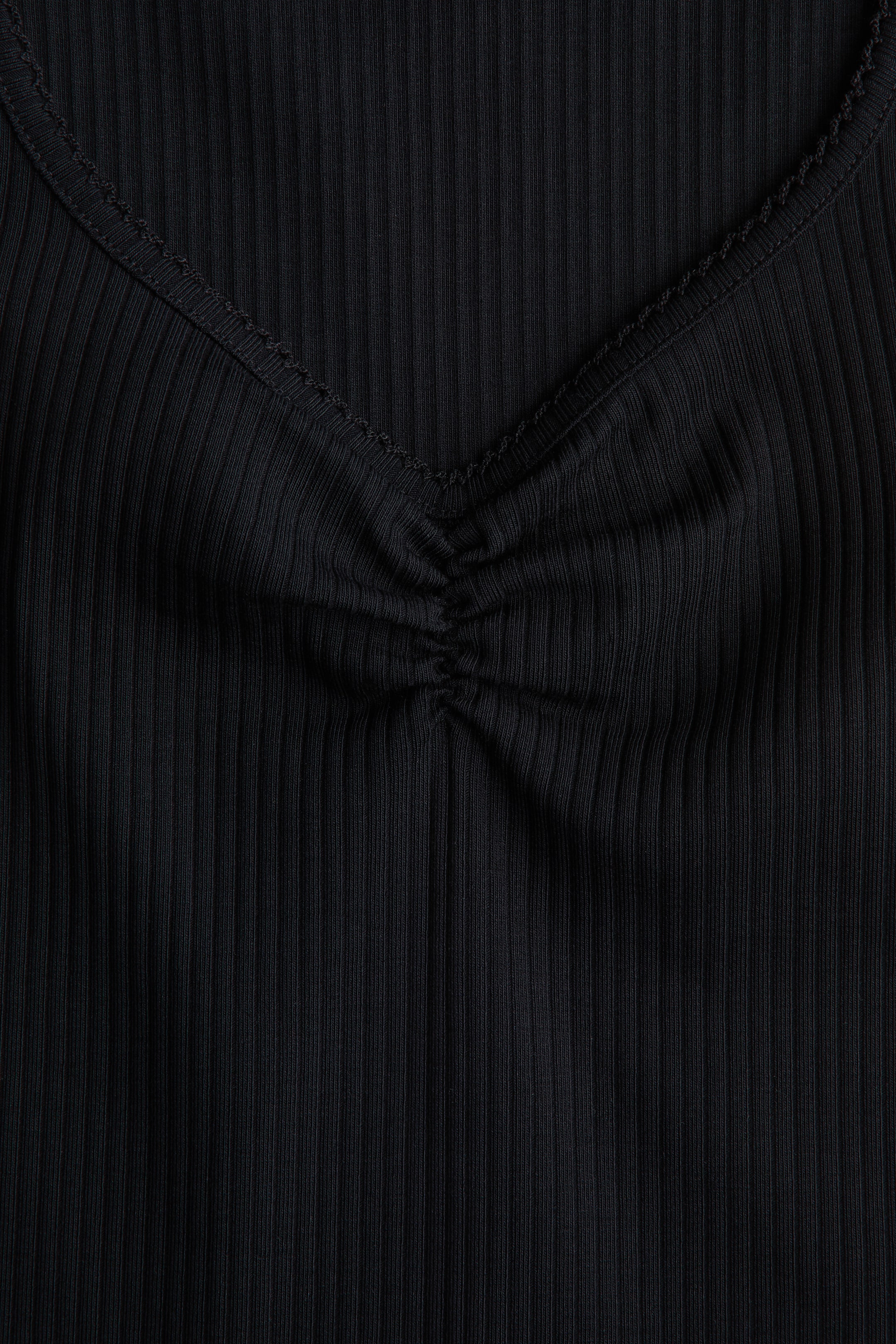 Ribbed Cotton Tank Top