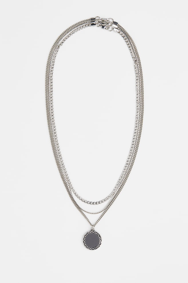 3-pack necklaces - Silver-coloured - 1