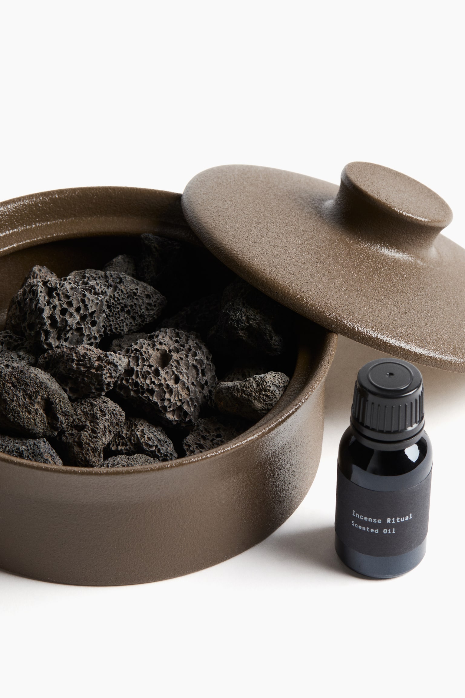 Lava stone diffuser set - Incense Ritual/Sublime Patchouli - 3