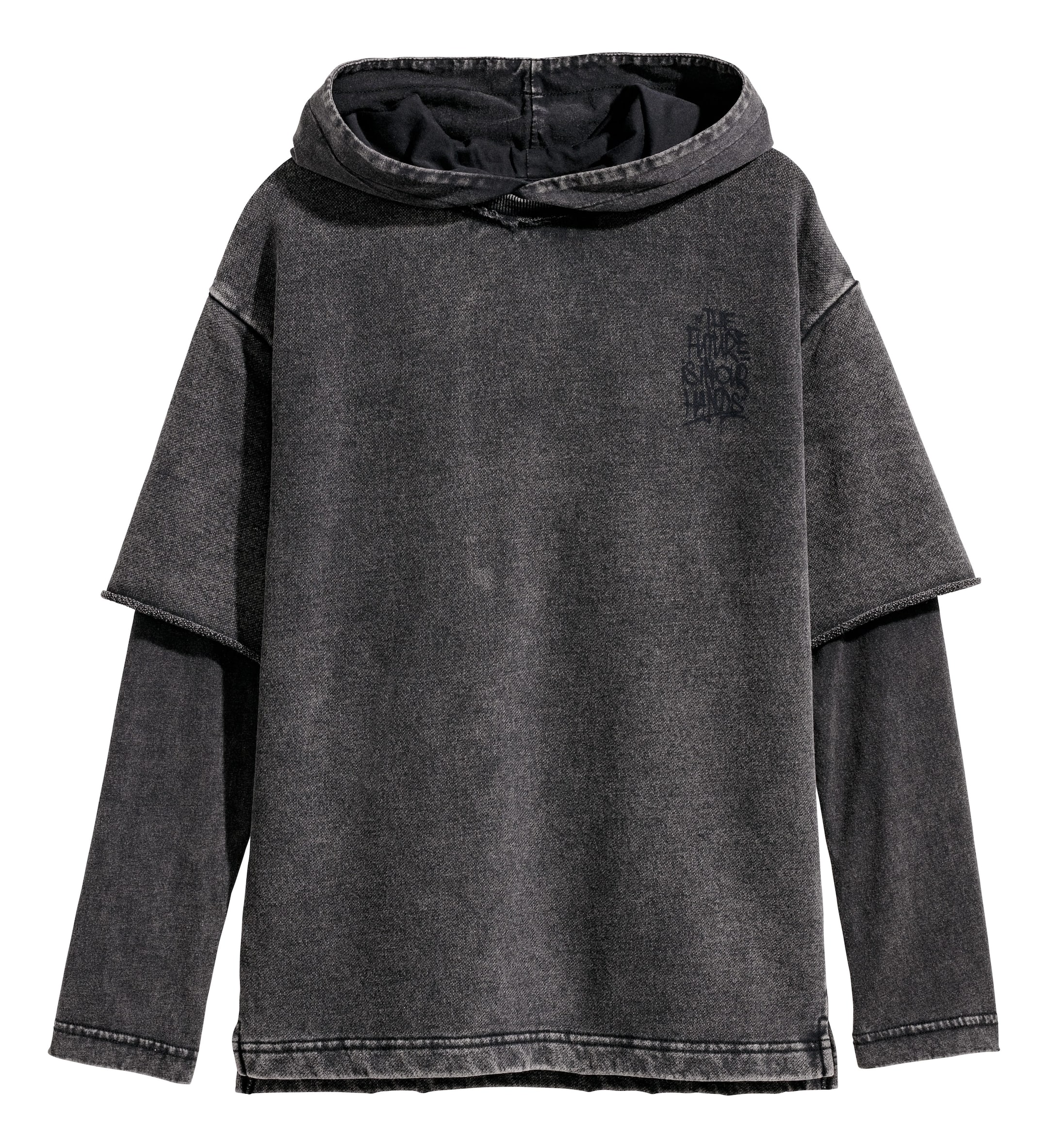 Grotere afbeelding bekijken: Sweater met dubbele mouwen - Zwart - KINDEREN | H&M NL 1