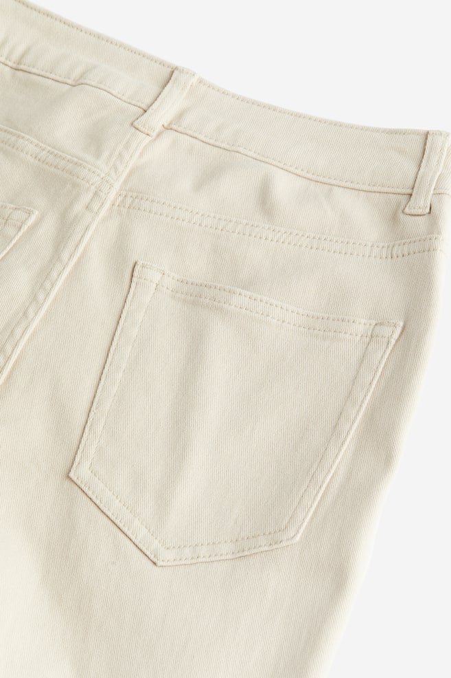 Flared twill trousers - Light beige/Black/Dark grey/White/dc/dc/dc/dc - 4