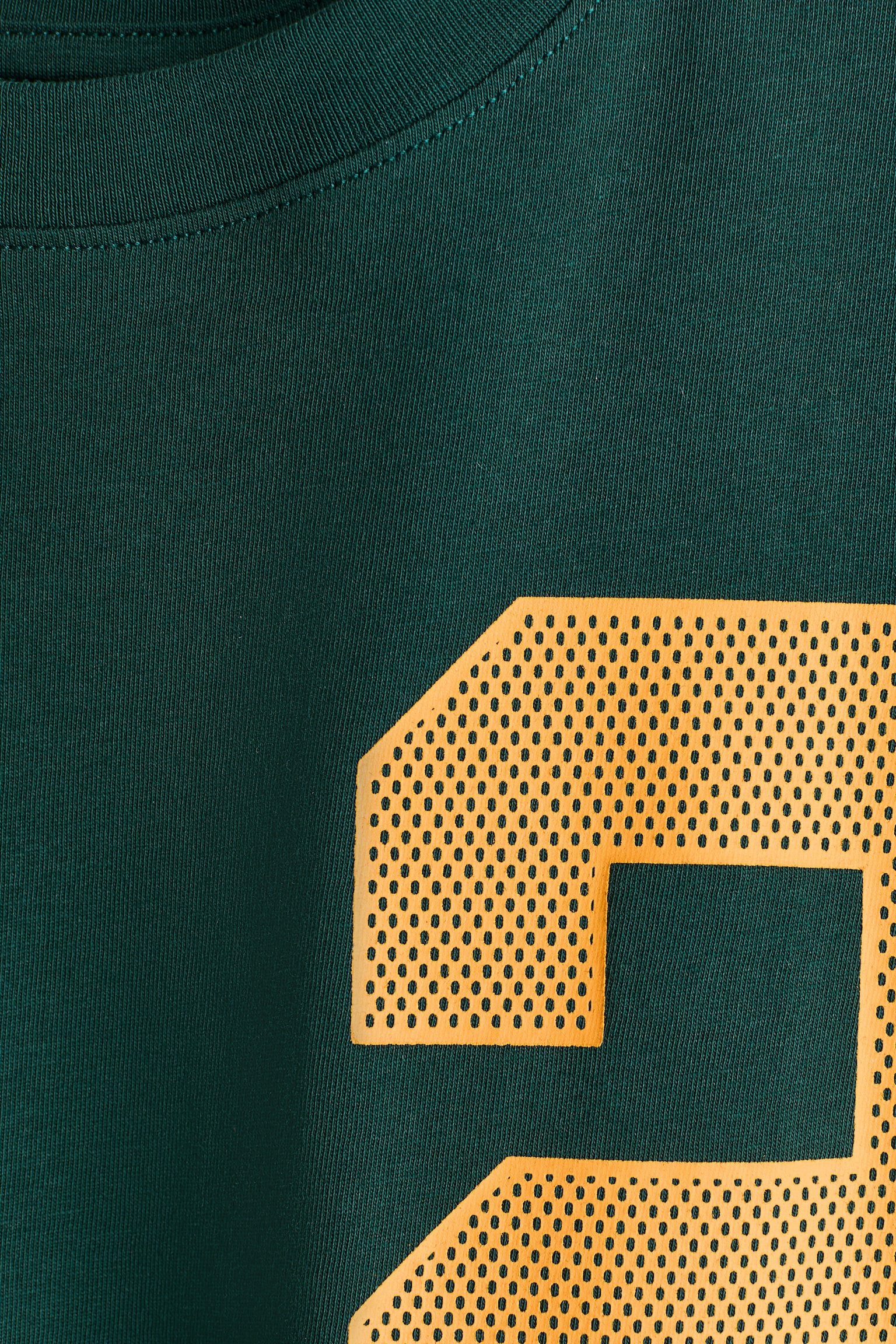 Baumwoll-T-Shirt mit Print - Dunkelgrün/27/Weiß/Marmoriert/Cremefarben/NYC/Schwarz/Graffiti - 2