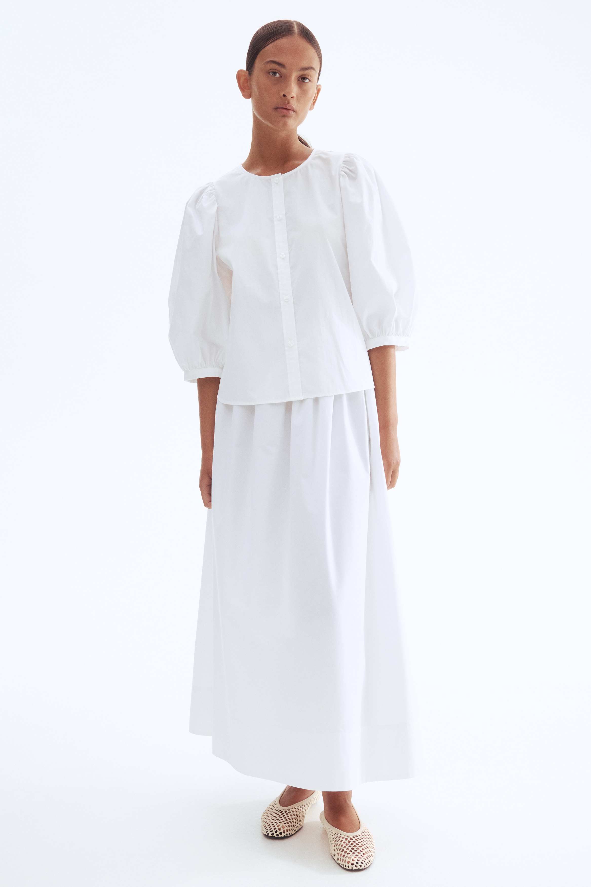 Poplin blouse