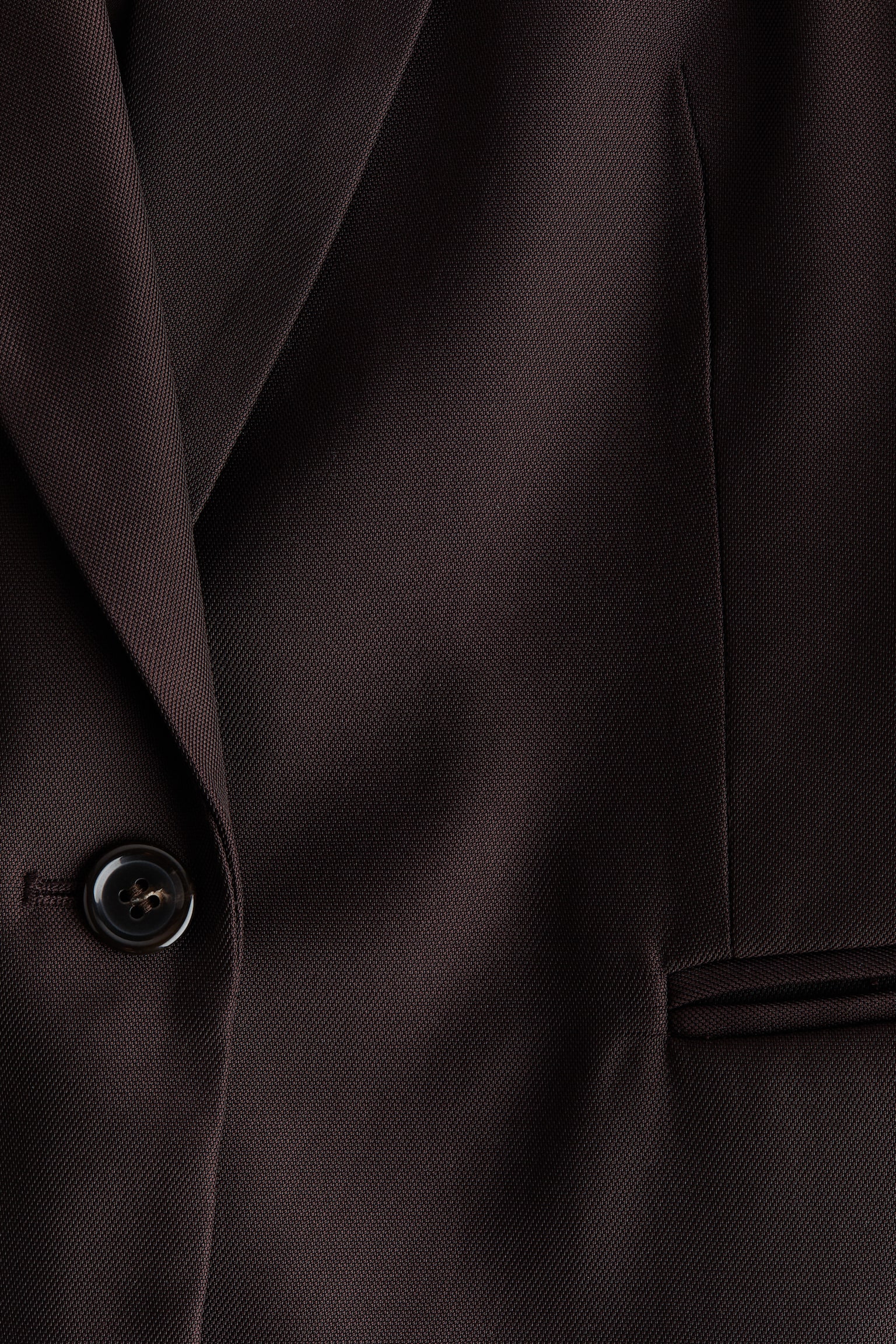 Single-breasted blazer - Dark brown - 5
