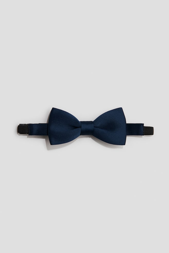 Nœud papillon - Bleu marine/Beige clair/Vert clair/rayé/Bleu marine/pois - 1