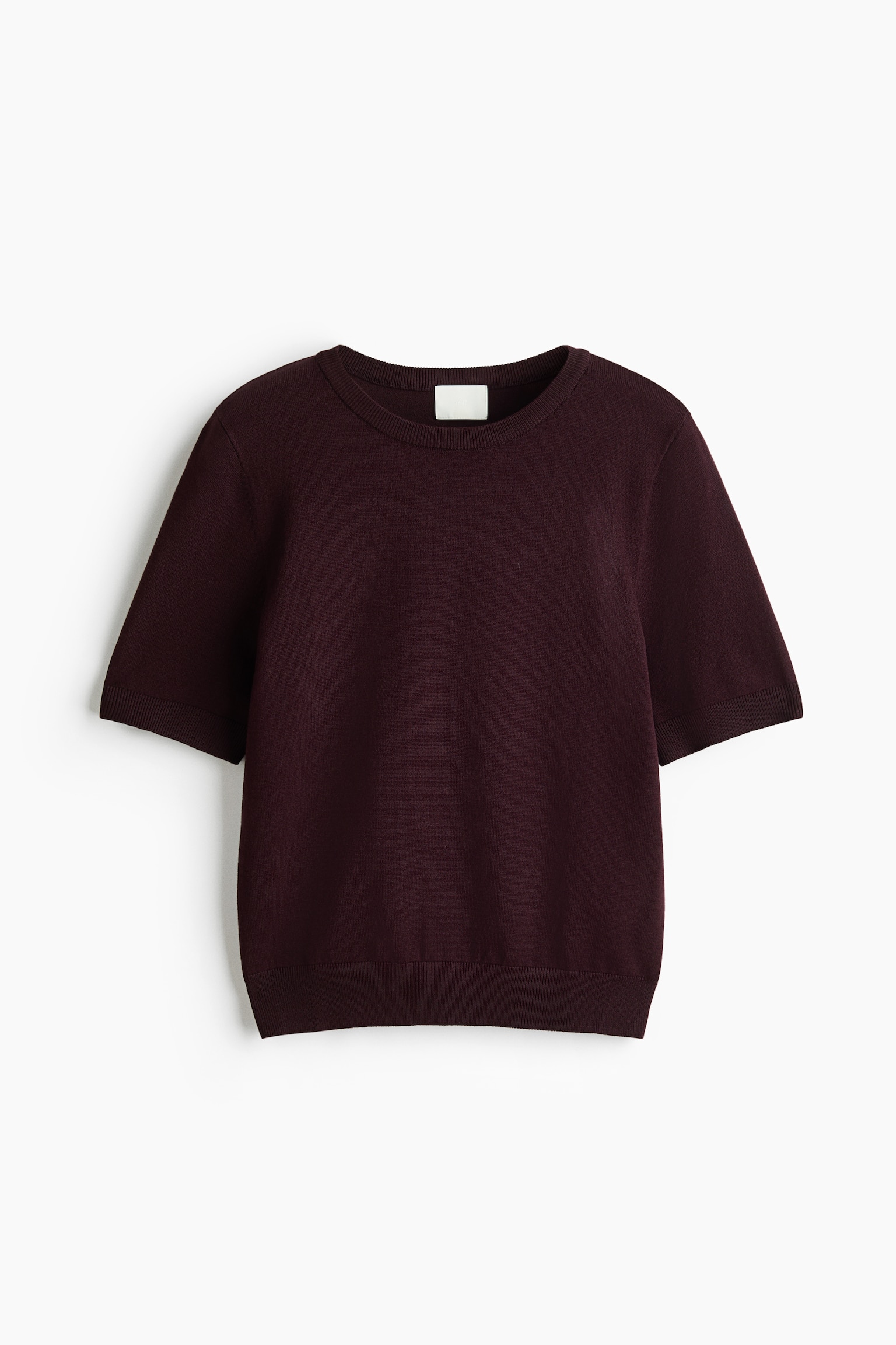 Fine-knit top - Burgundy/Grey marl/Black/Dark grey/Cream/Dark green/Dark mole/Yellow