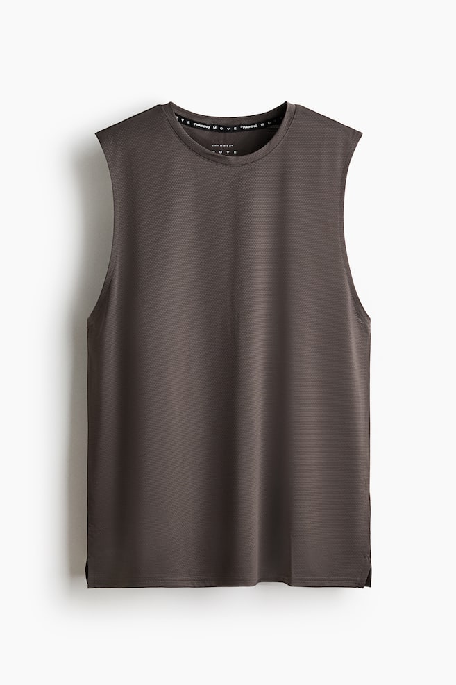 Regular-Fit Sports Tank Top with DryMove™ - Taupe/White/Dark plum/Dark blue/Pine green/Natural white/Matcha green/Black/Light dusty green/Dusty green/Light gray - 1