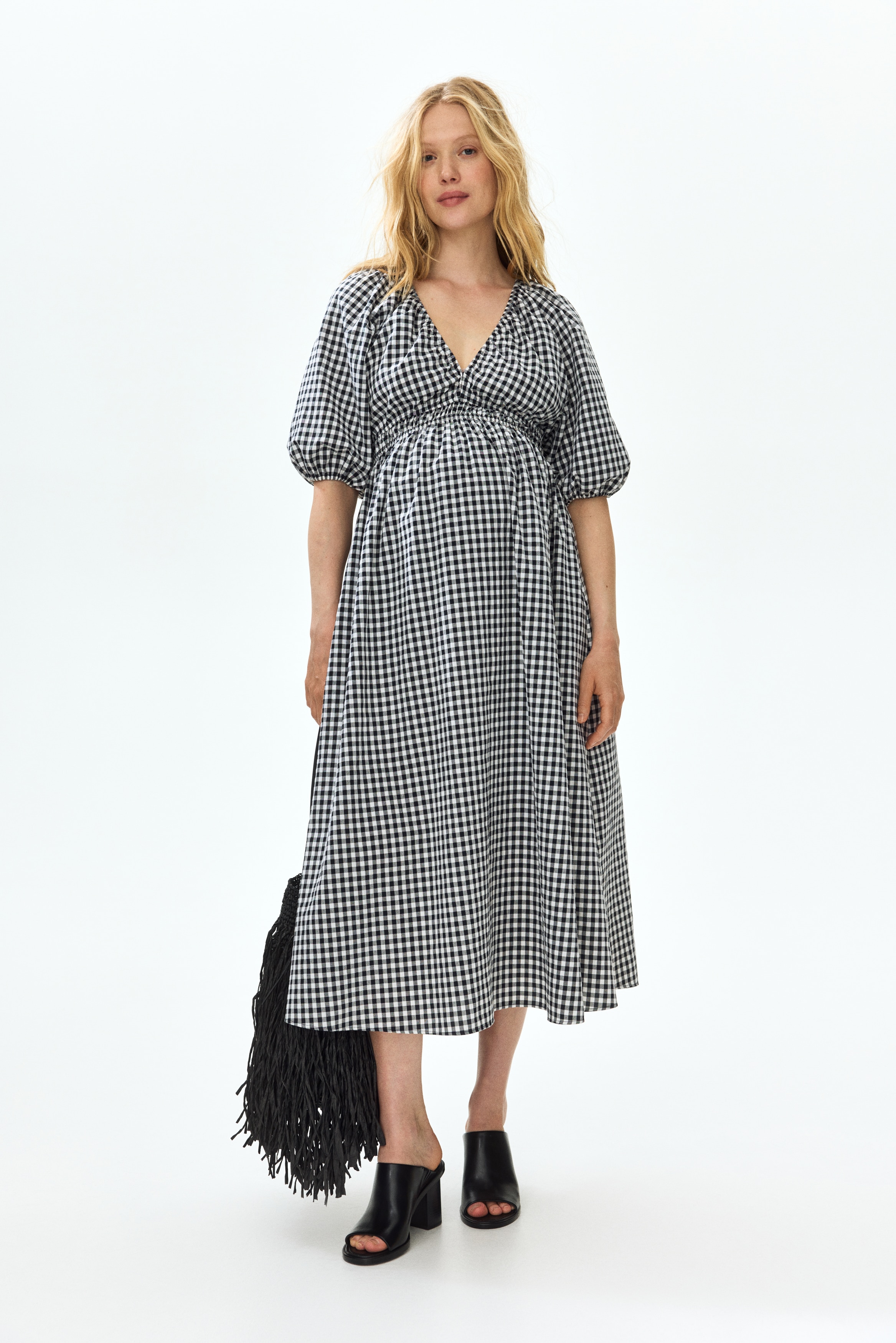 MAMA Balloon-Sleeved Midi Dress from H&M - $59.99