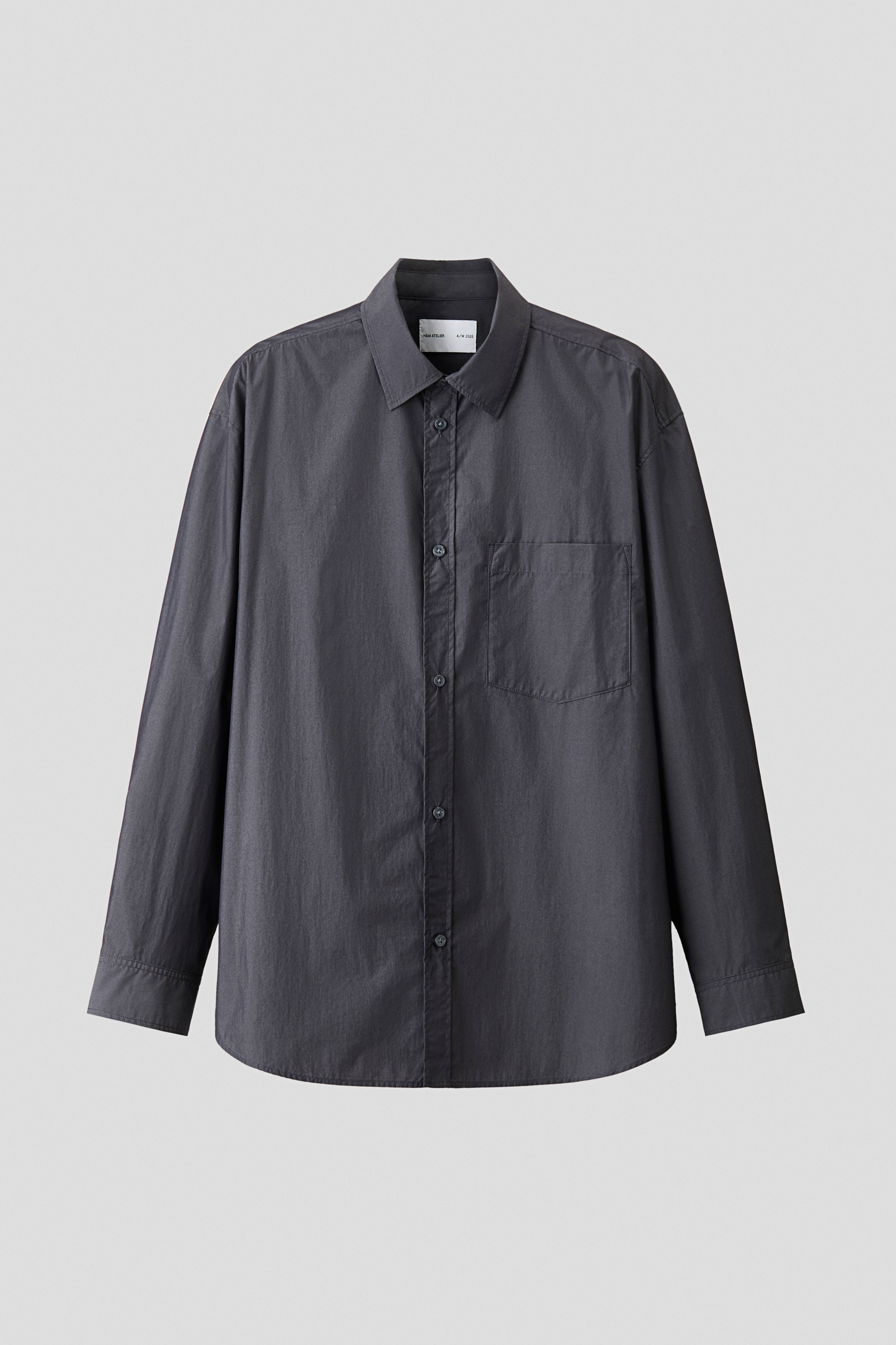 Chemise décontractée en popeline