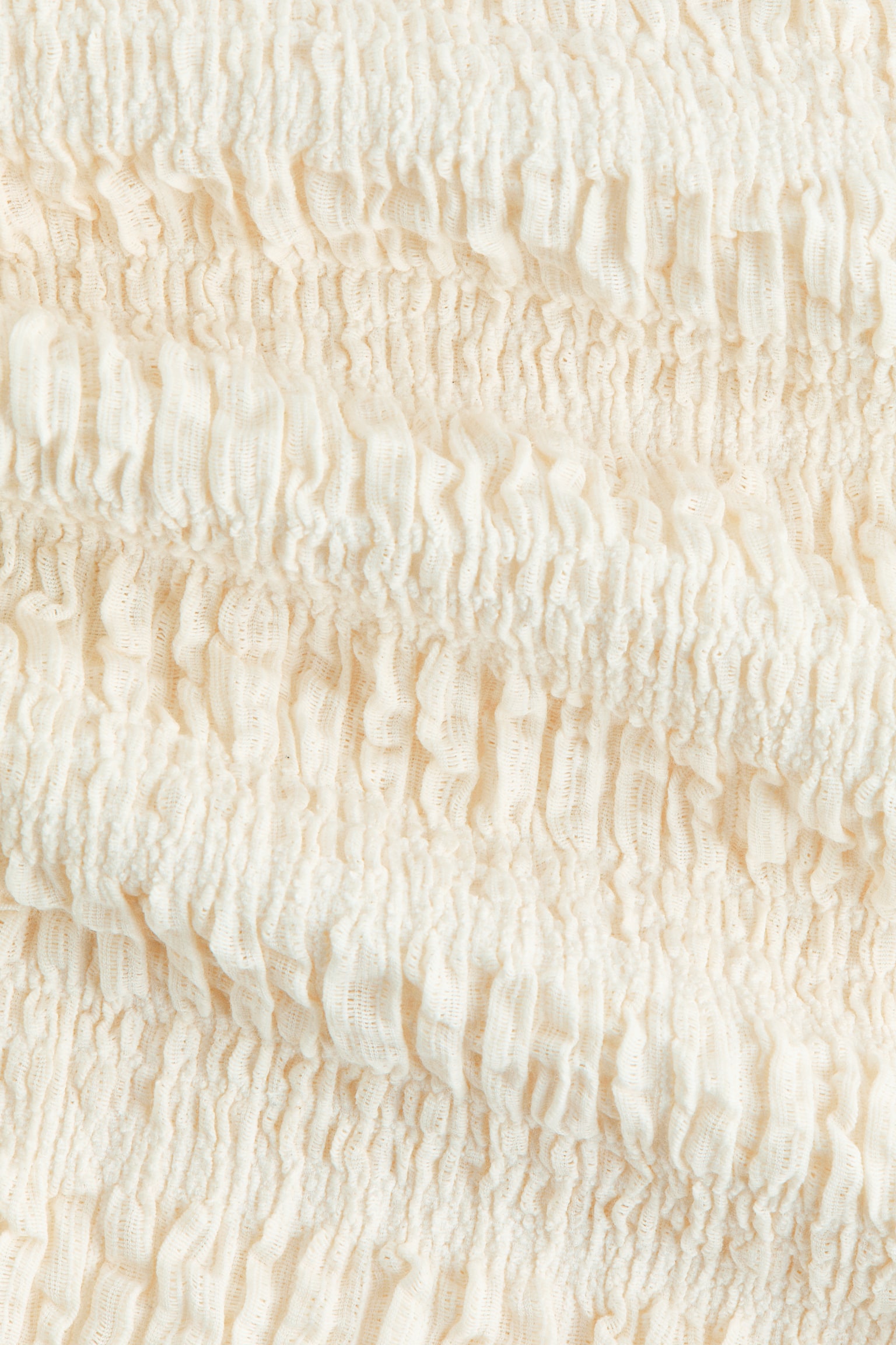 Женский топ H&M Textured Jersey Camisole Top, цвет: Слоновая кость — фото 5