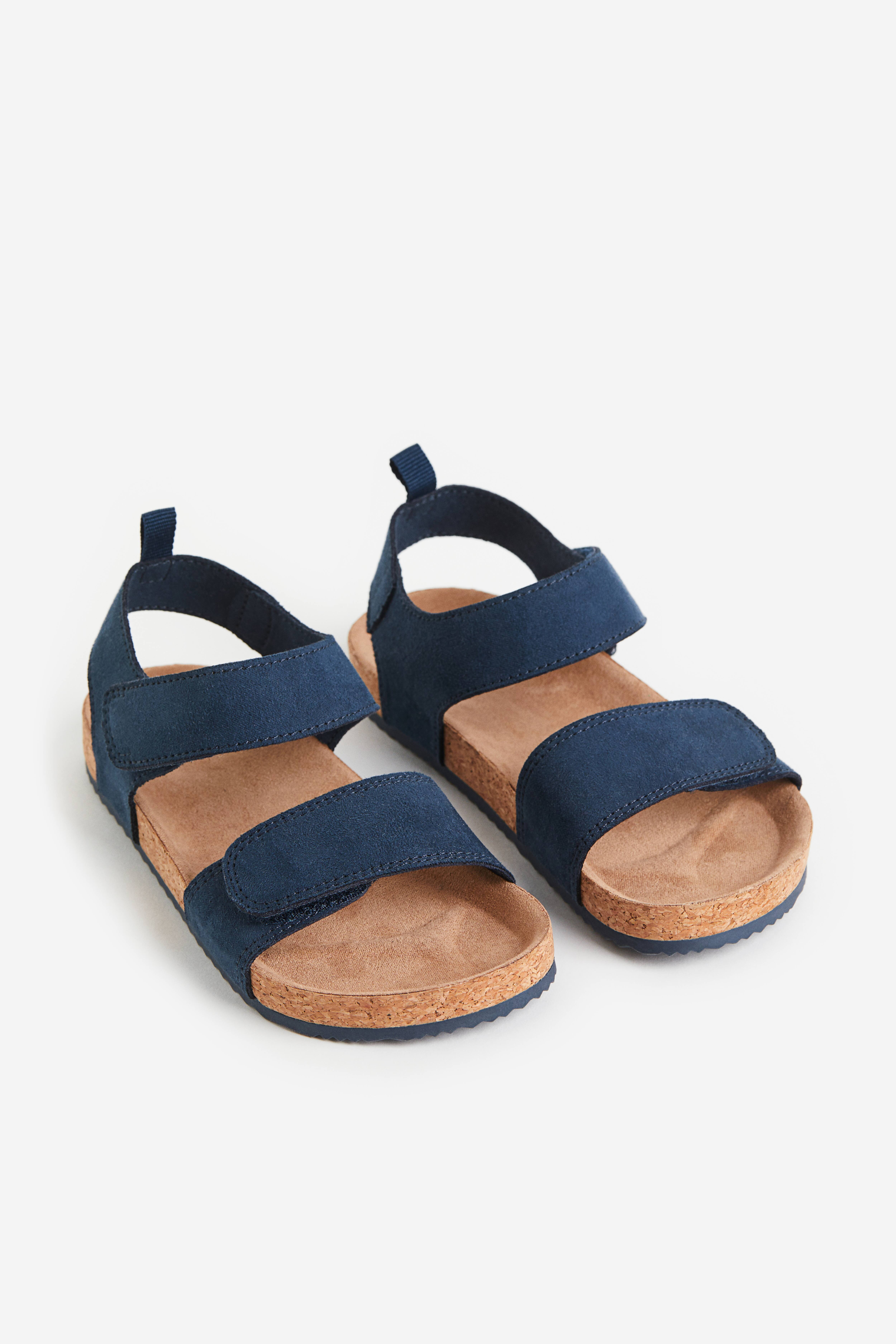 MISHA & PUFF Kids 12, Euro sale 30 Double Buckle No. 1 Leather Sandals Maritime Blue