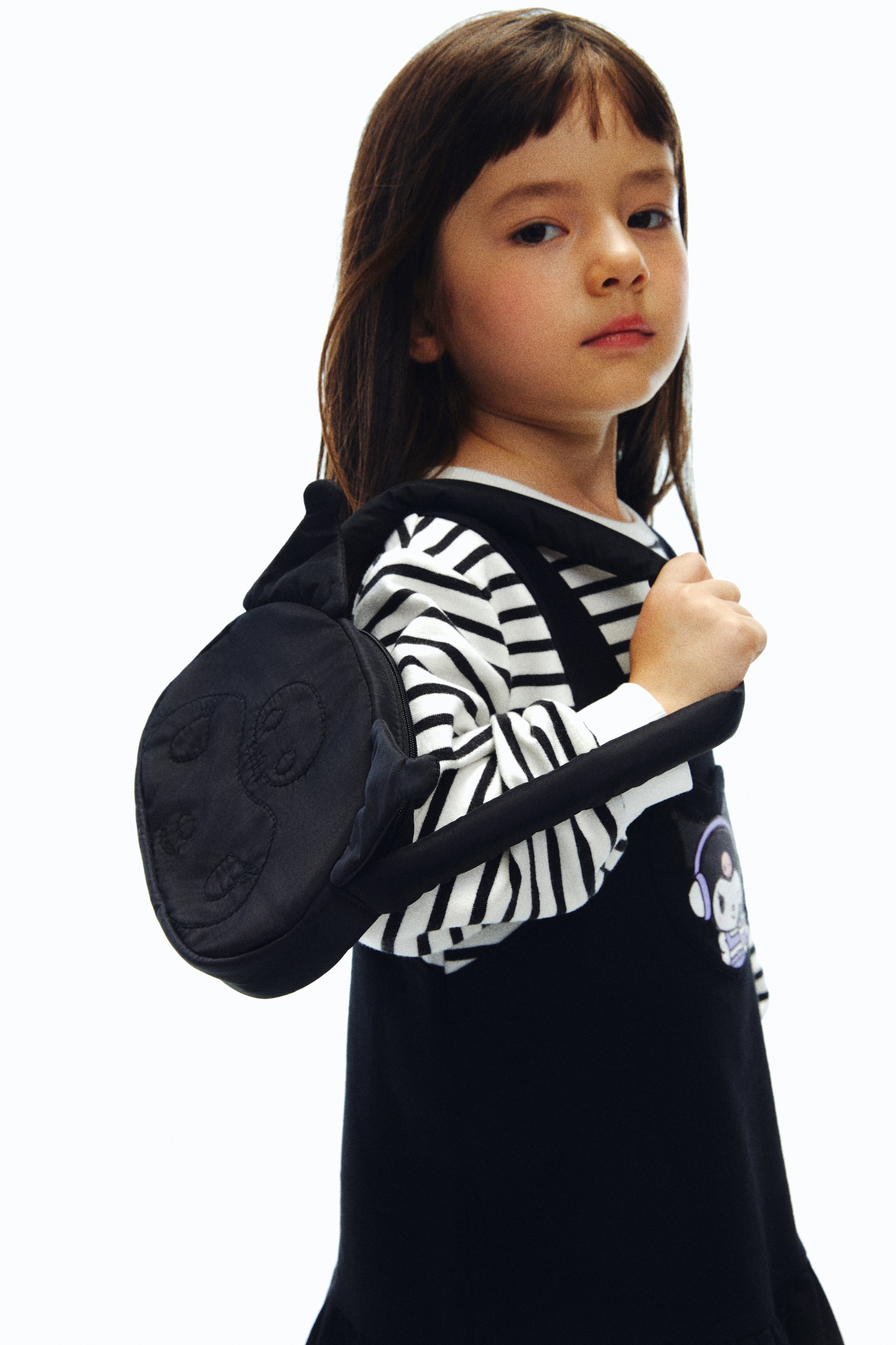 H & M - モチーフデザインハンドバッグ - ブラック