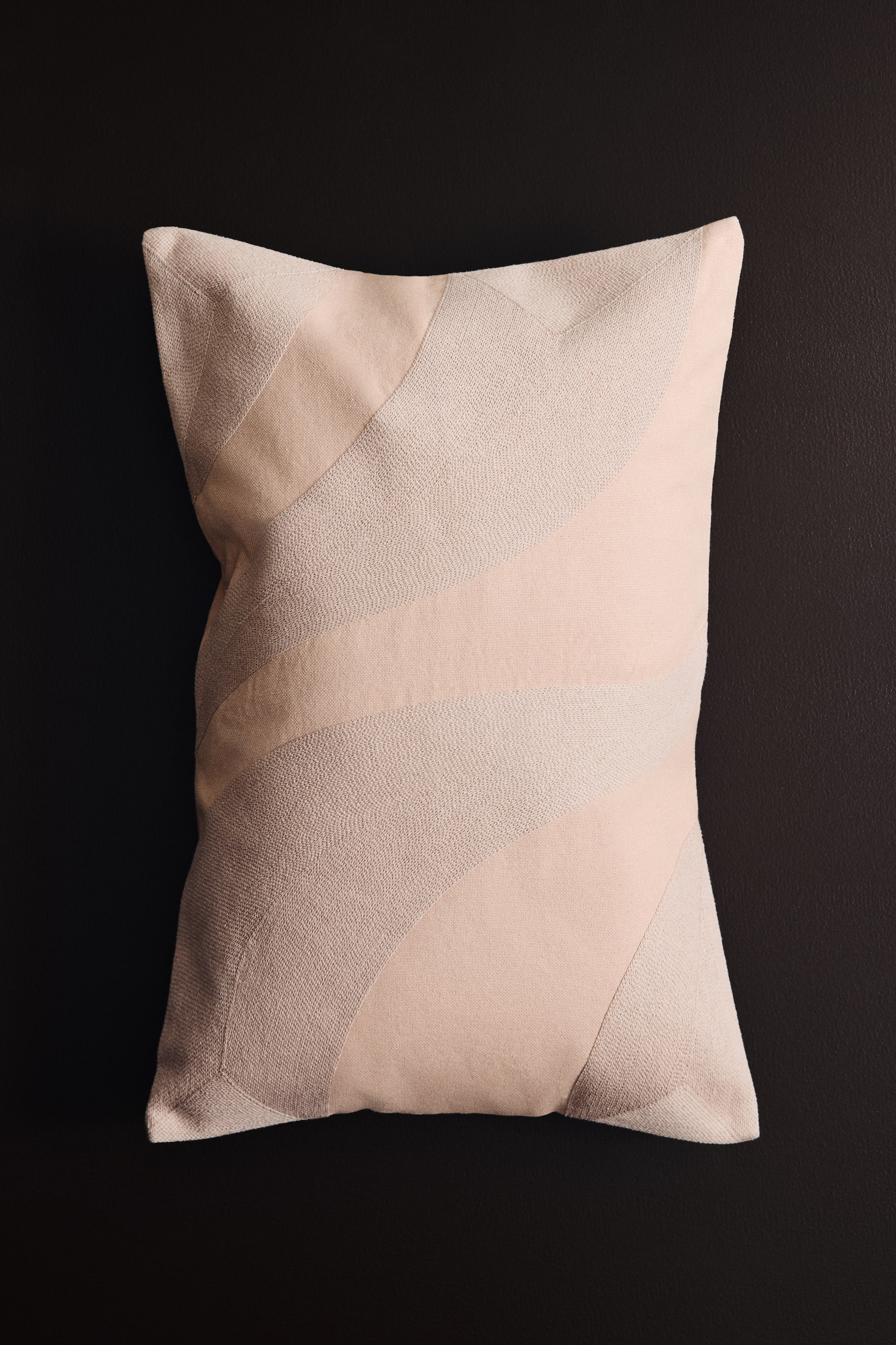 View larger image: Embroidered Cushion Cover - Light dusty pink - Home All | H&M CA 1