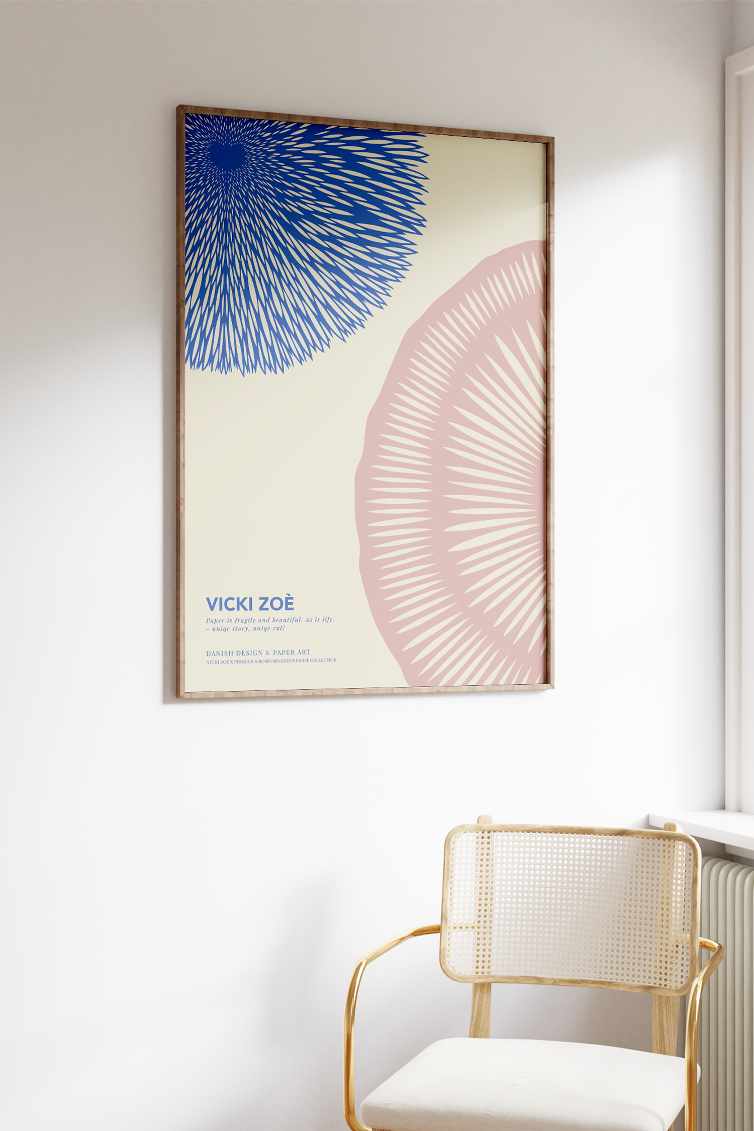 Vicki Zoé - The Uniqueness Of You - Rose Blue - Vaaleanpunainen / Sininen