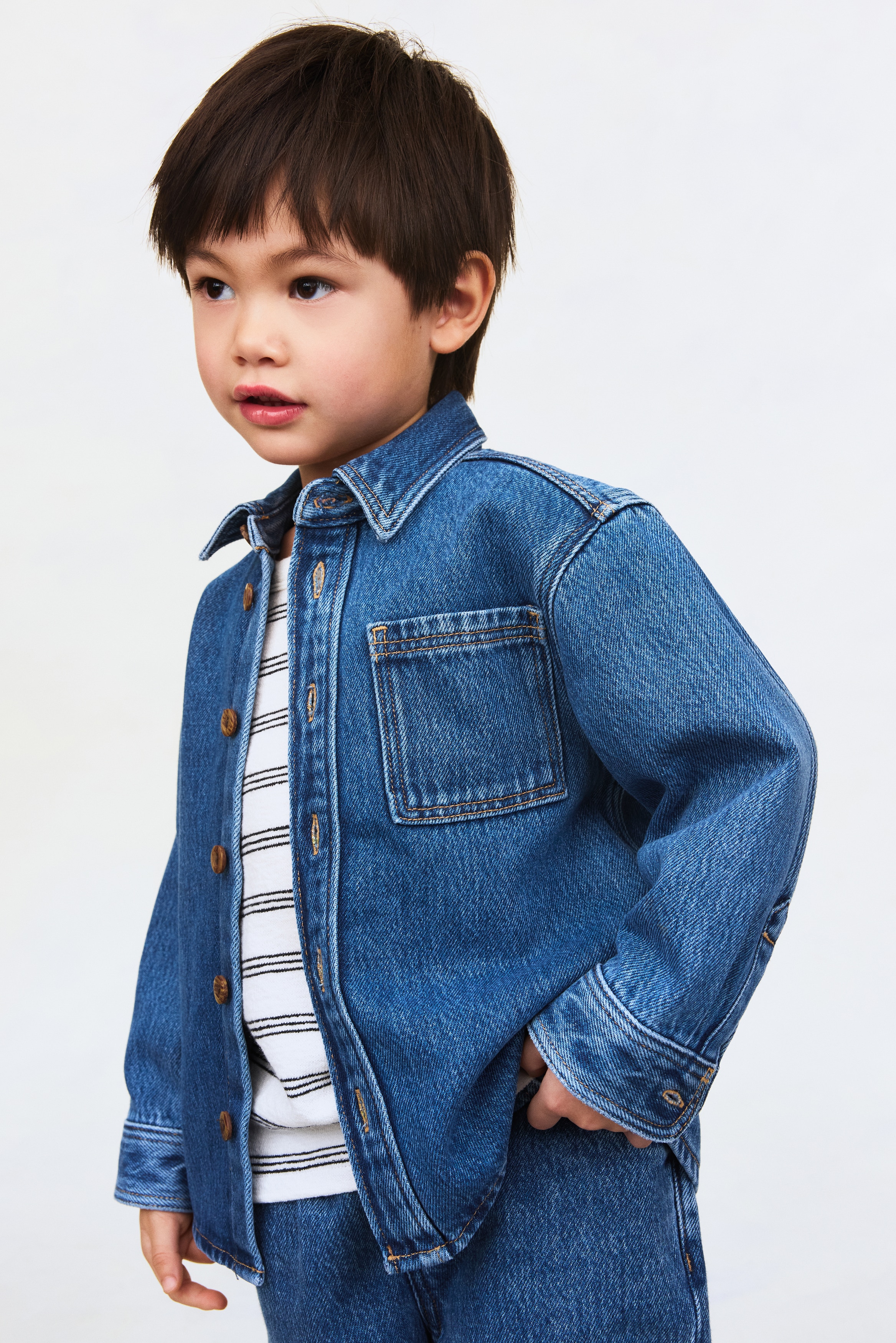 Denim overshirt - Denim blue