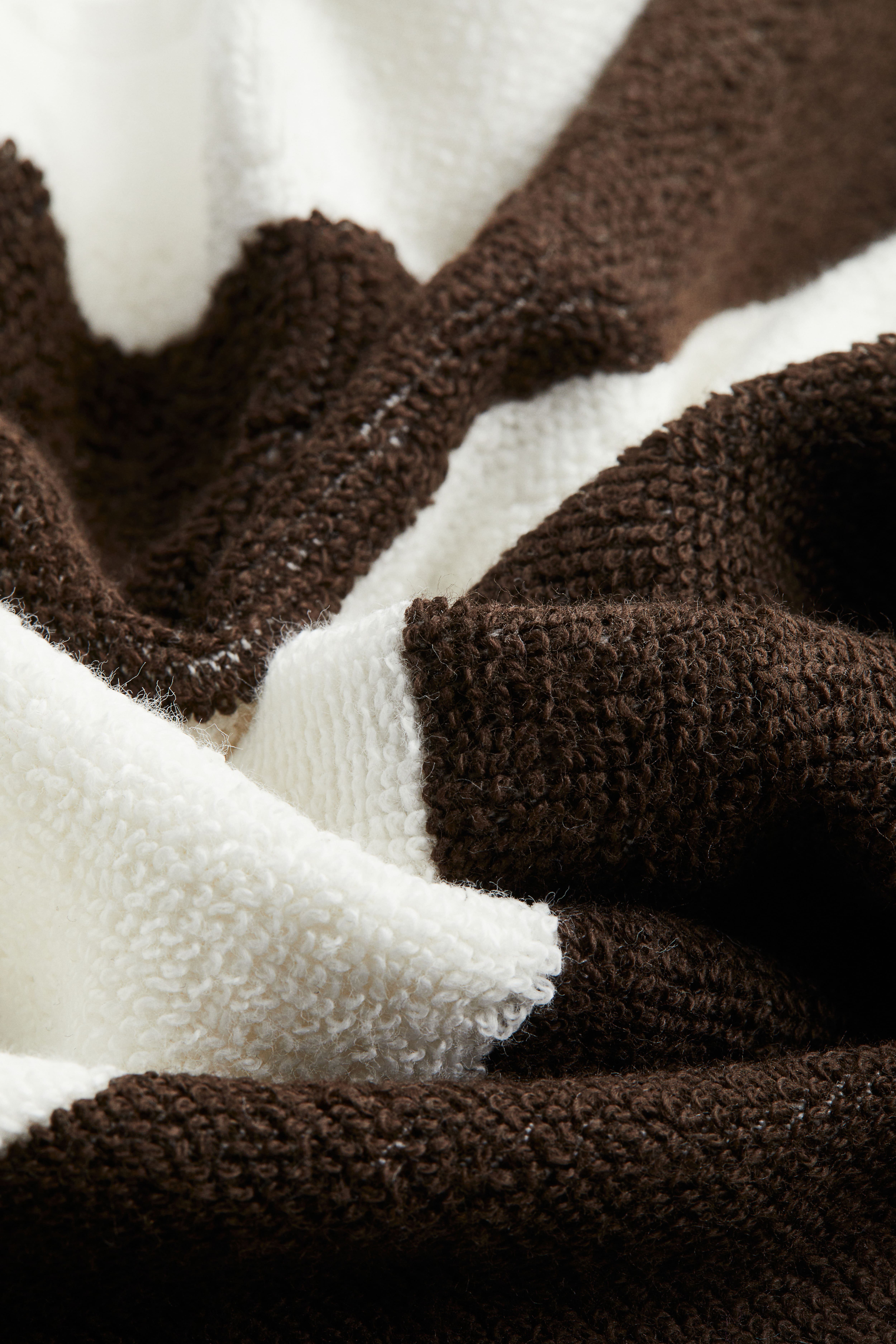 Striped Cotton Terry Guest Towel