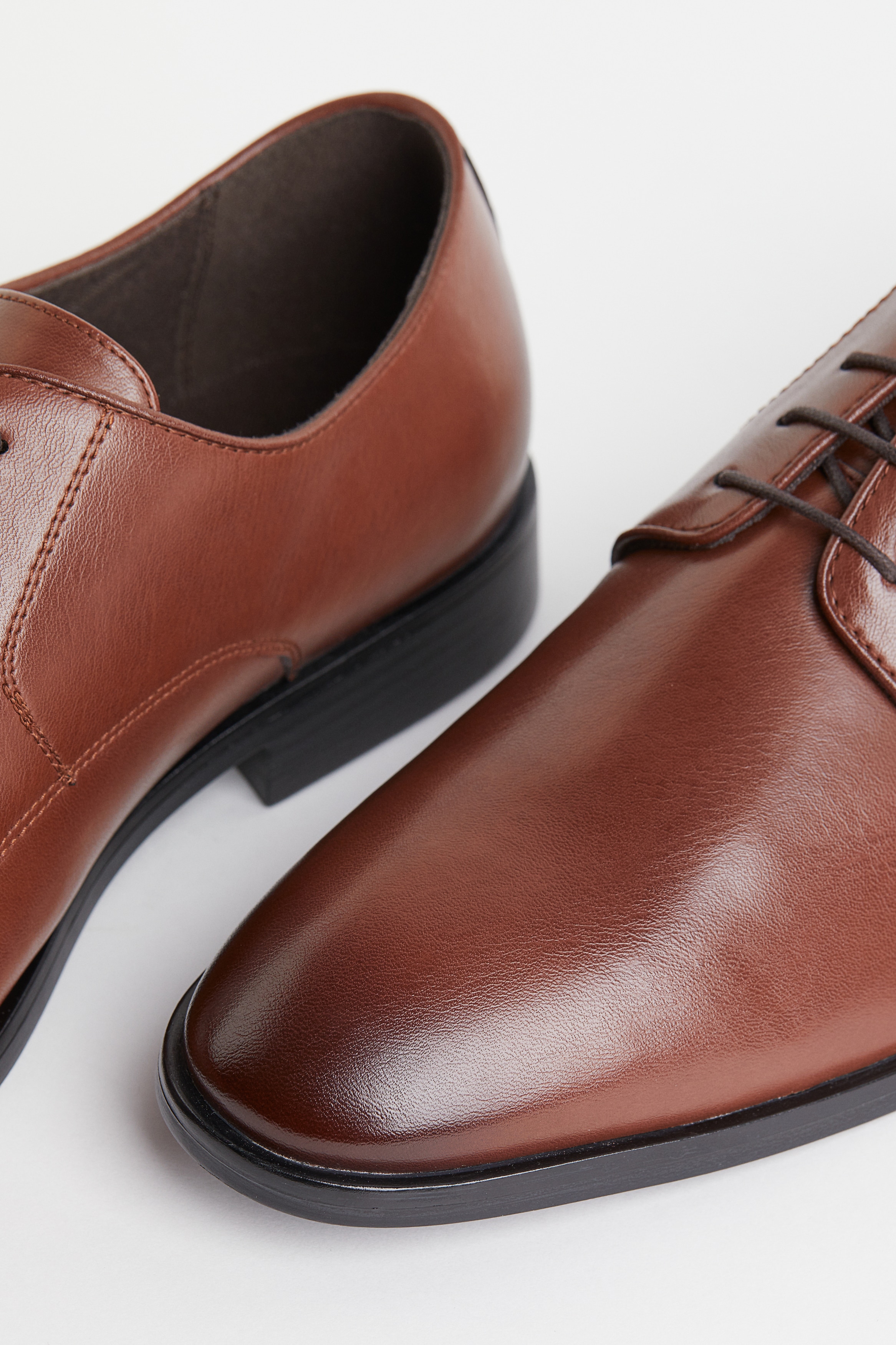 Men's Dark brown Derby Shoes | H&M US