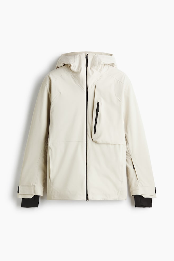 Ski jacket with StormMove™ - Light beige/Dusty green/Brown - 1