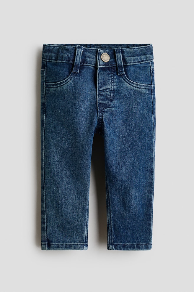 Stretch jeans - Dark denim blue/Light denim blue/Dark grey - 1