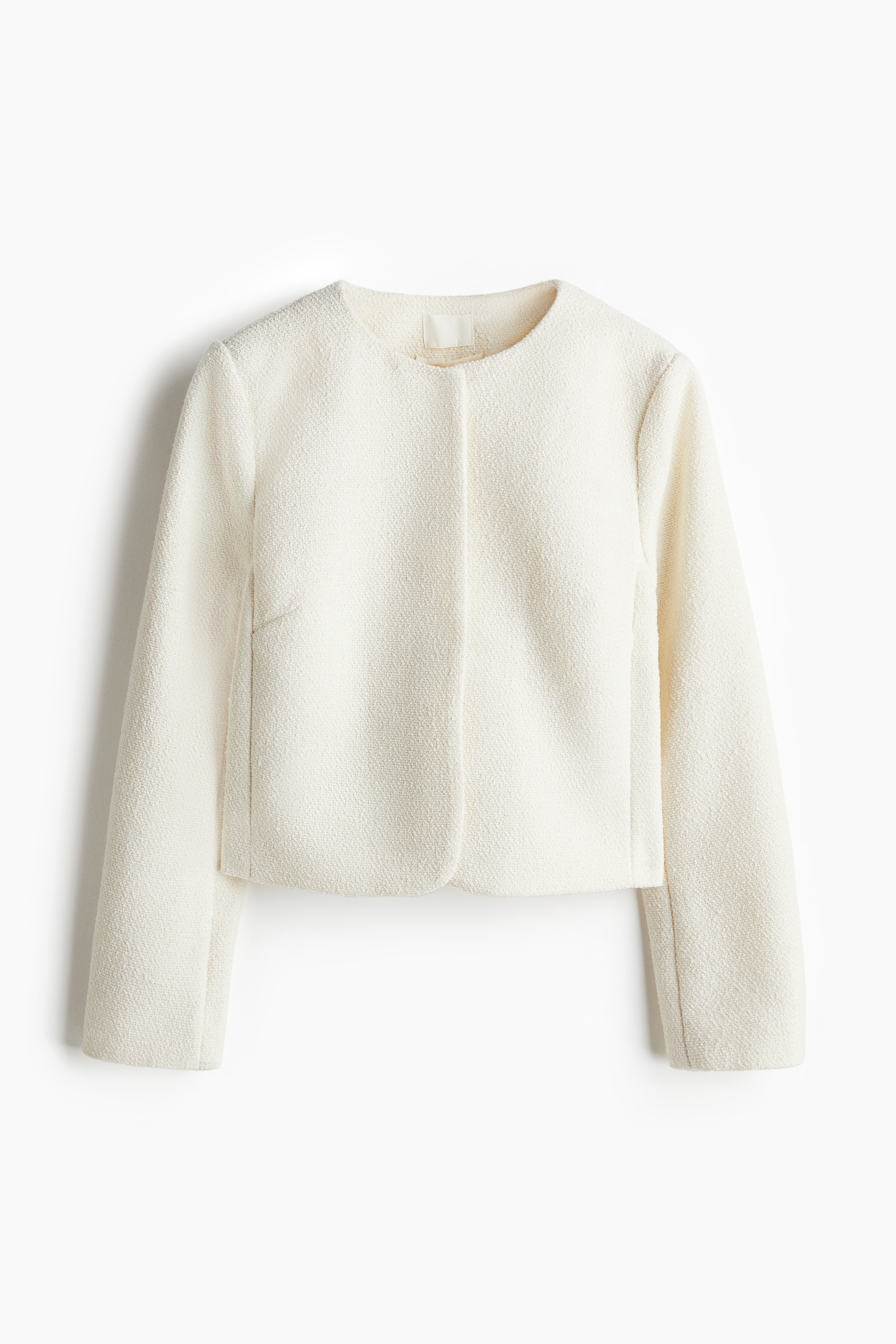 Kurzjacke - Cremefarben/Schwarz/Kariert