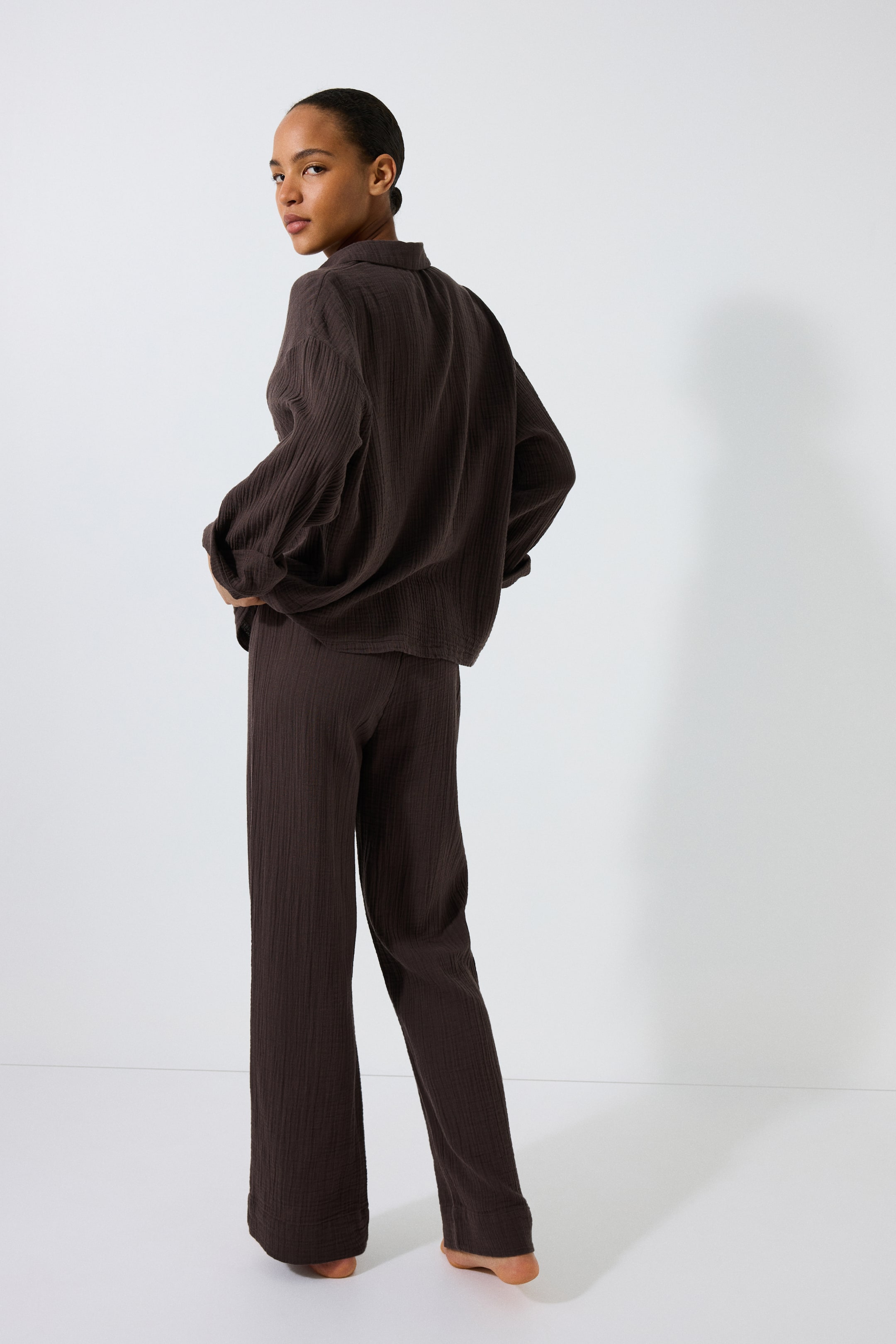 Pyjama en mousseline de coton