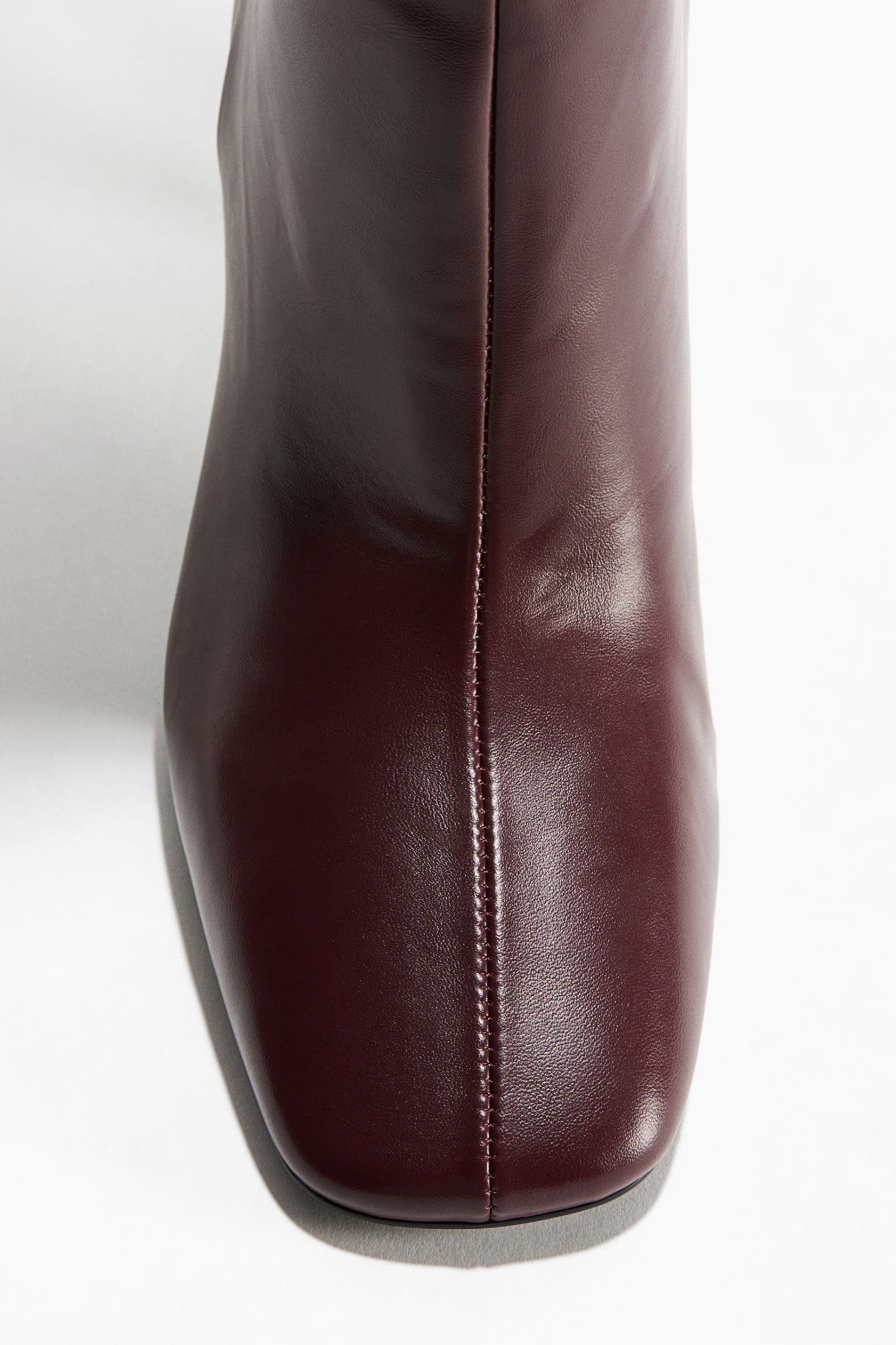 Женские ботинки H&M Knee-High Sock, цвет: Бордовый — фото 2