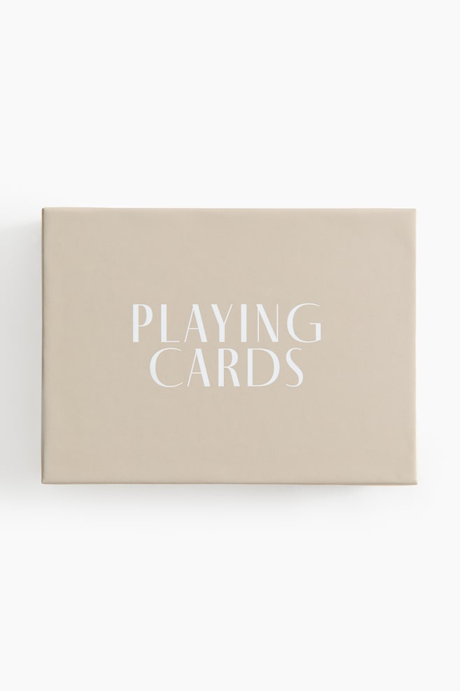 2-Pack Playing Cards - Beige/Blue - 1