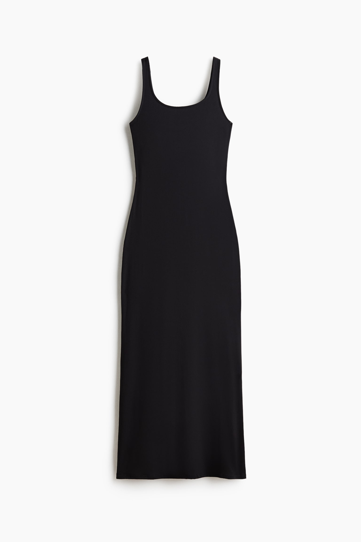 Женское платье H&M Scoop-Neck Bodycon, цвет: Чёрный — фото 1
