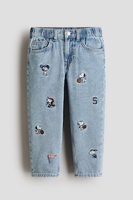 Jeans med tryck Regular Fit