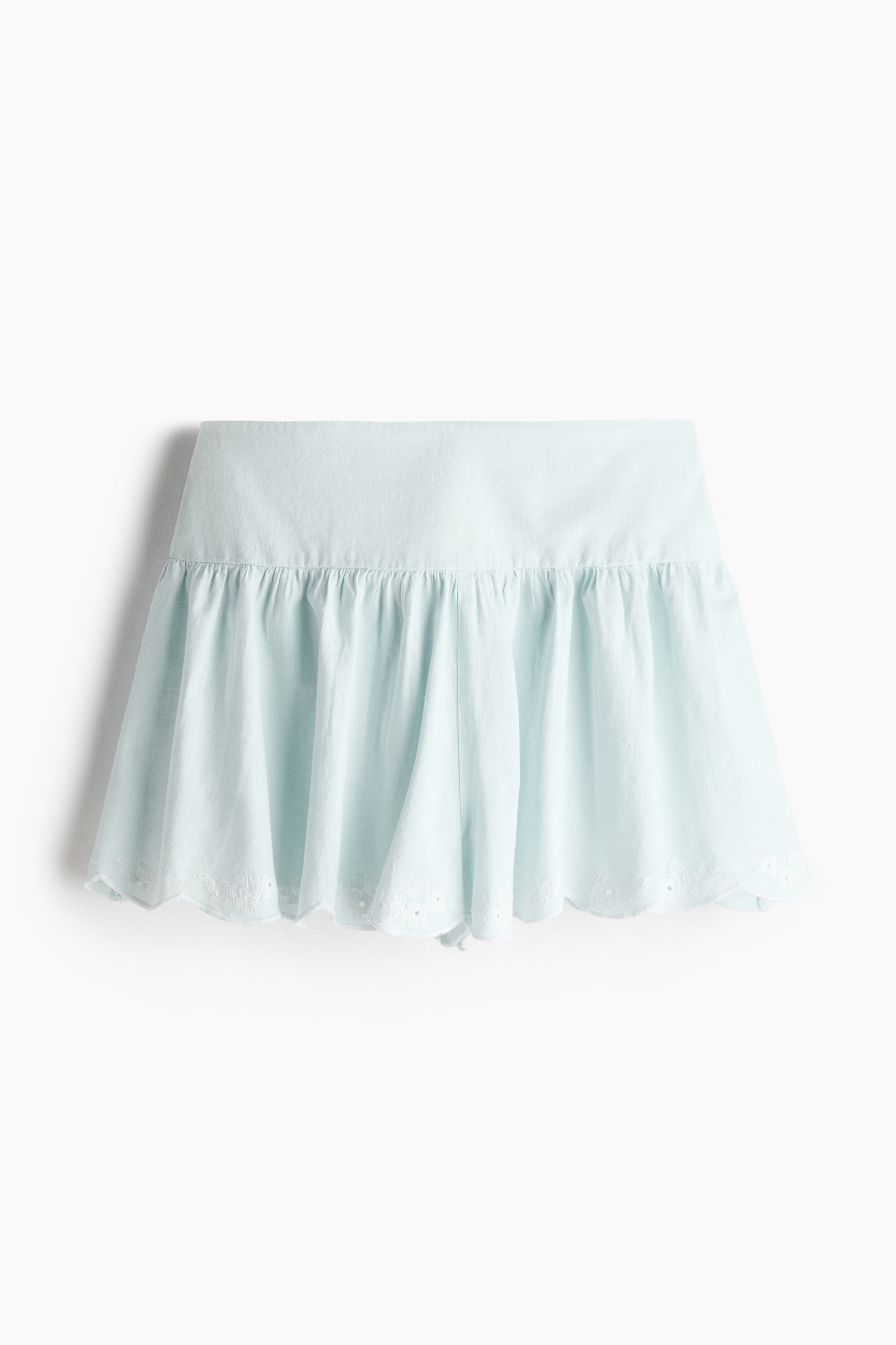 Shorts with Embroidery