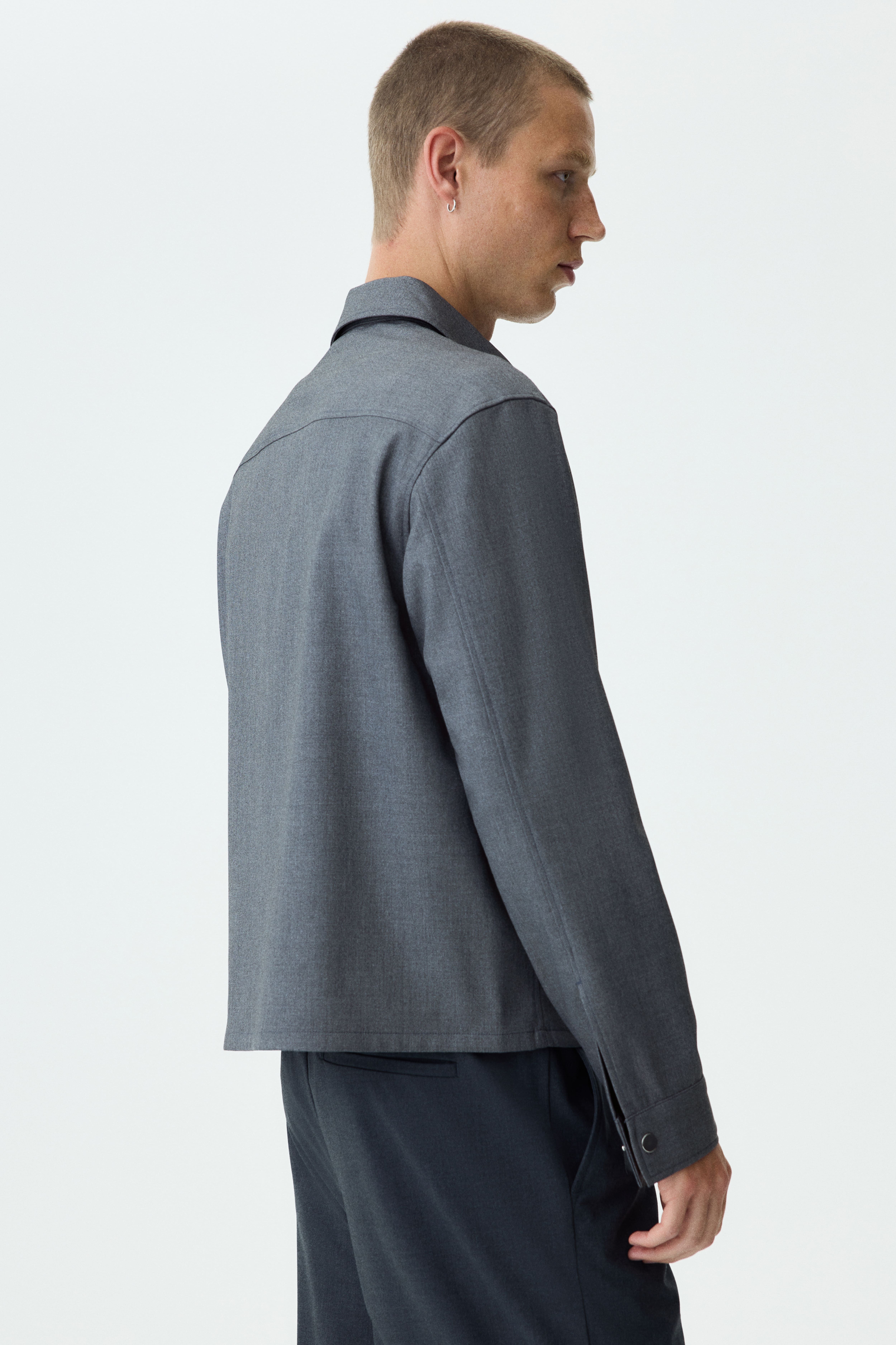 Twill overshirt