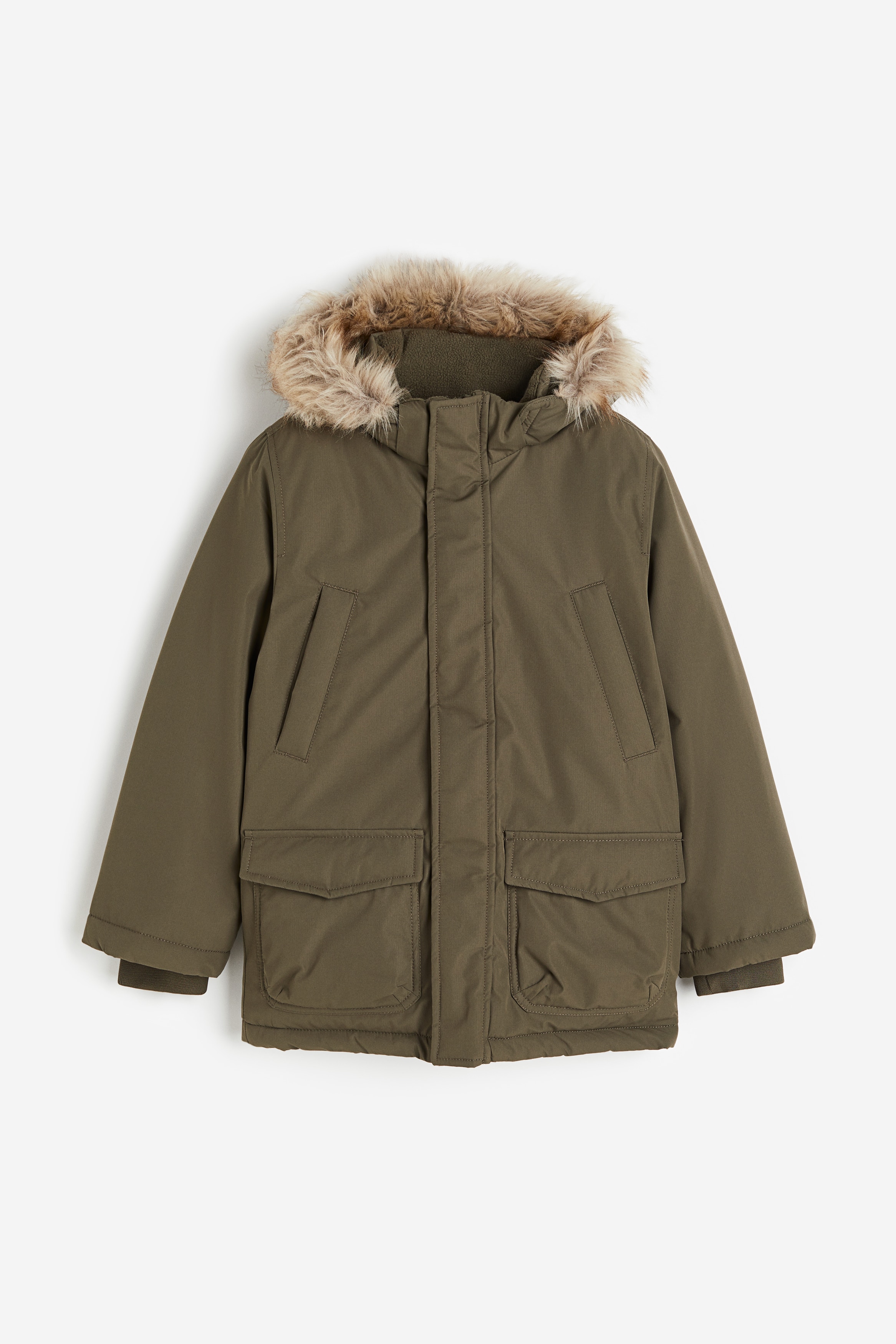 H & M - Wasserabweisender Parka - Grün - Kinder