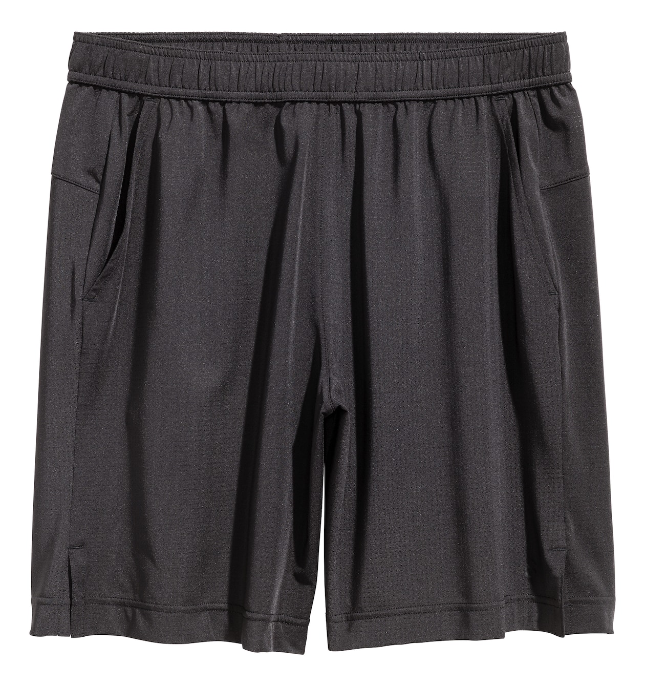 Mesh sports shorts Black Men H&M