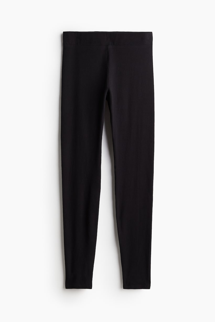 Leggings Donna In Cotone Elasticizzato | Vita Media | Lunghezza Caviglia | Comodi Per Sport E Quotidiano - Foto 11