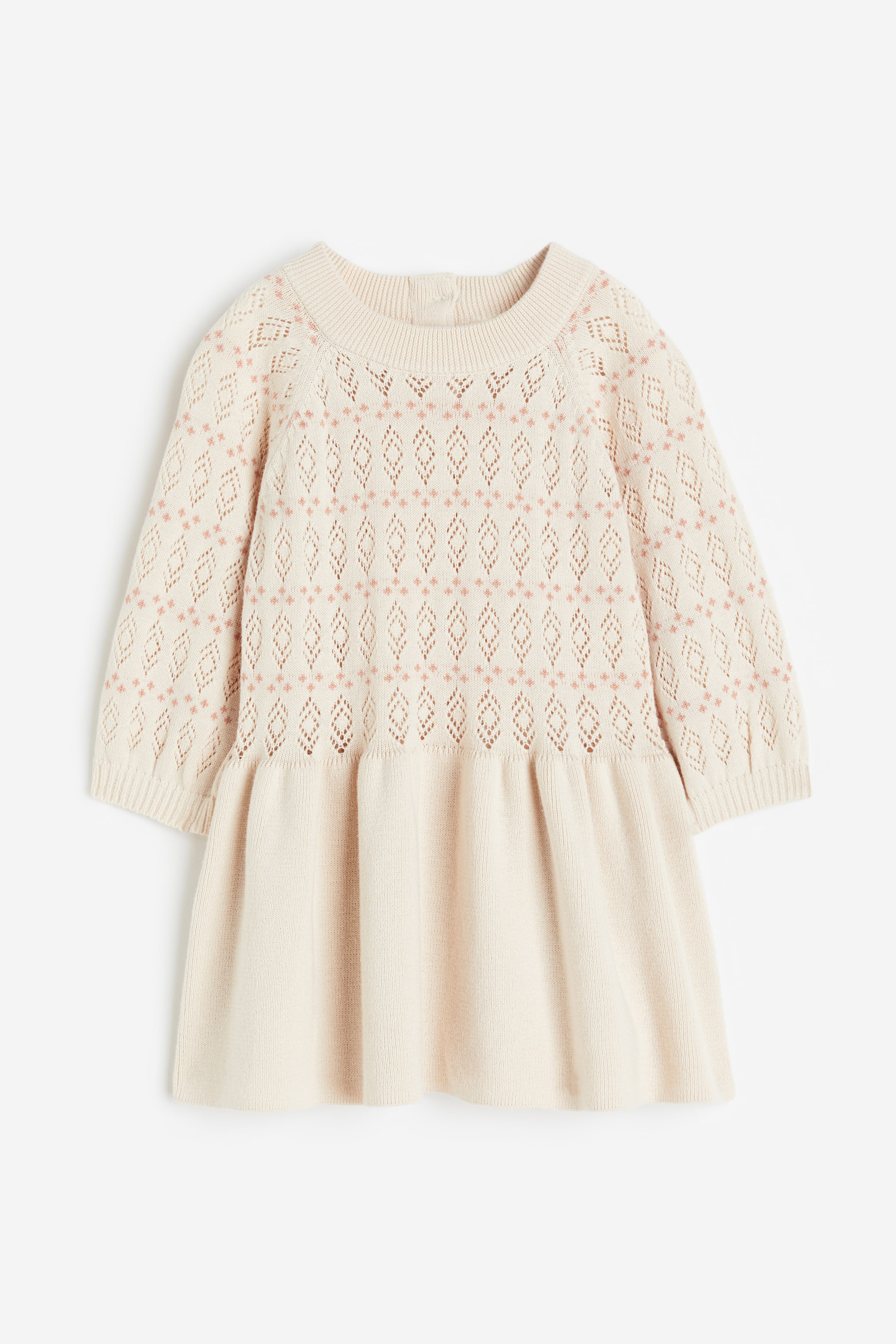 Pointelle-knit Cotton Dress