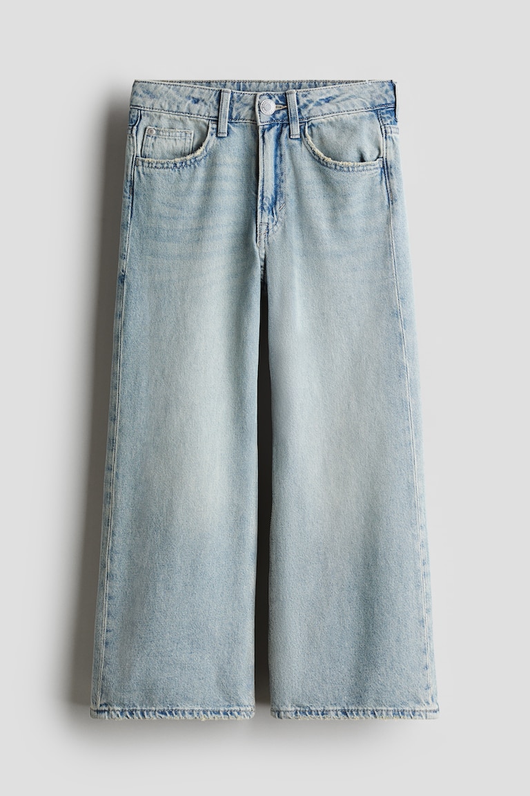 Loose Fit Bootcut Leg Jeans