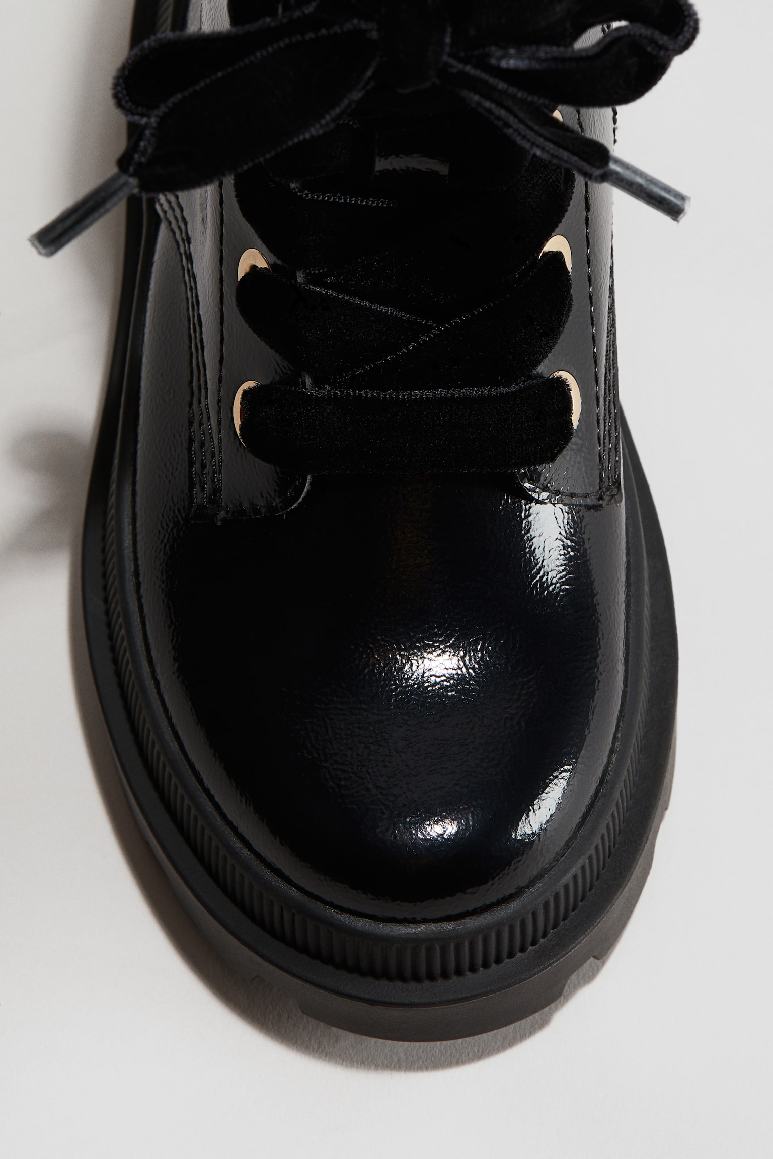 Детские ботинки H&M Lace-Up, цвет: Чёрный — фото 3
