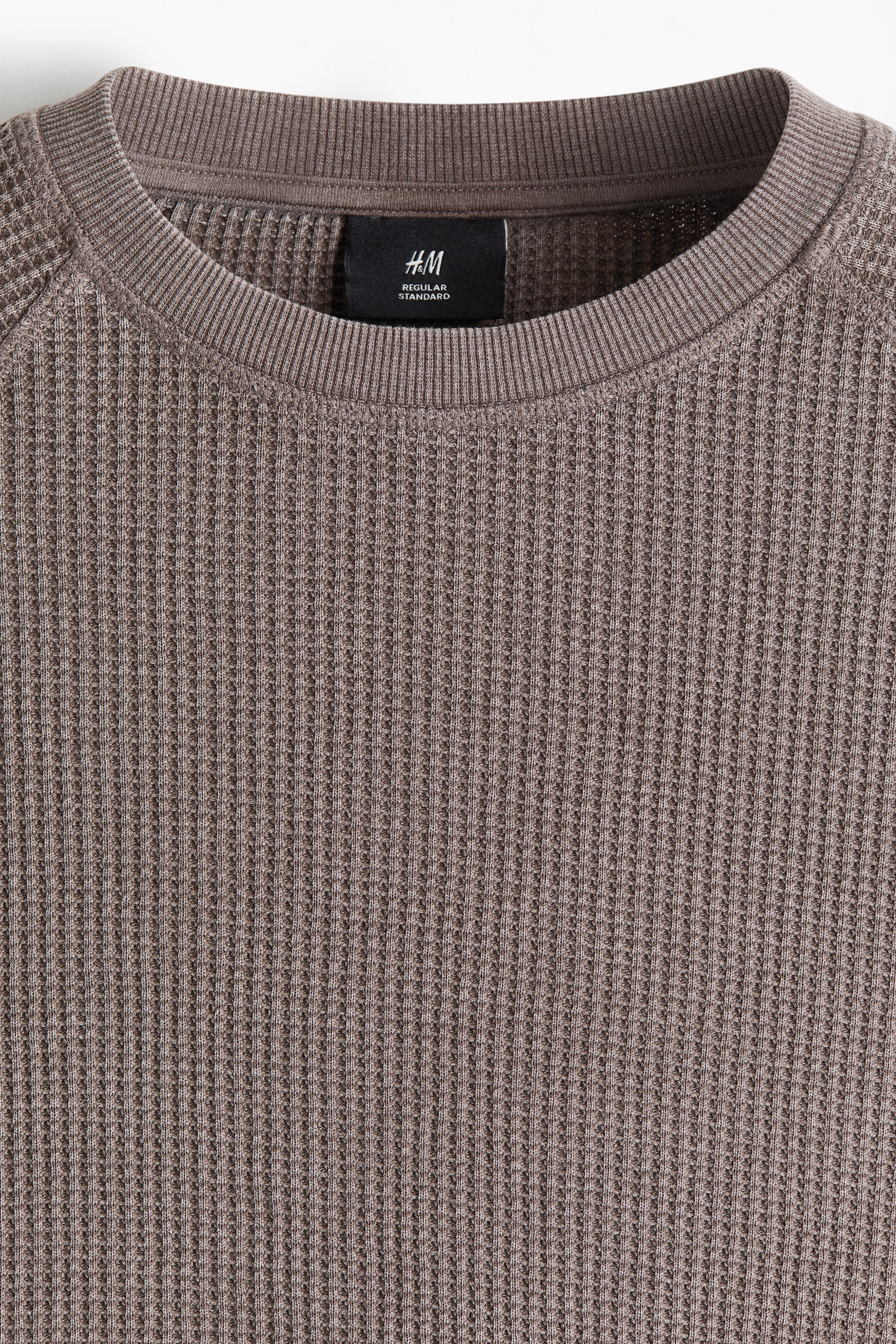 Regular-Fit Waffled Shirt