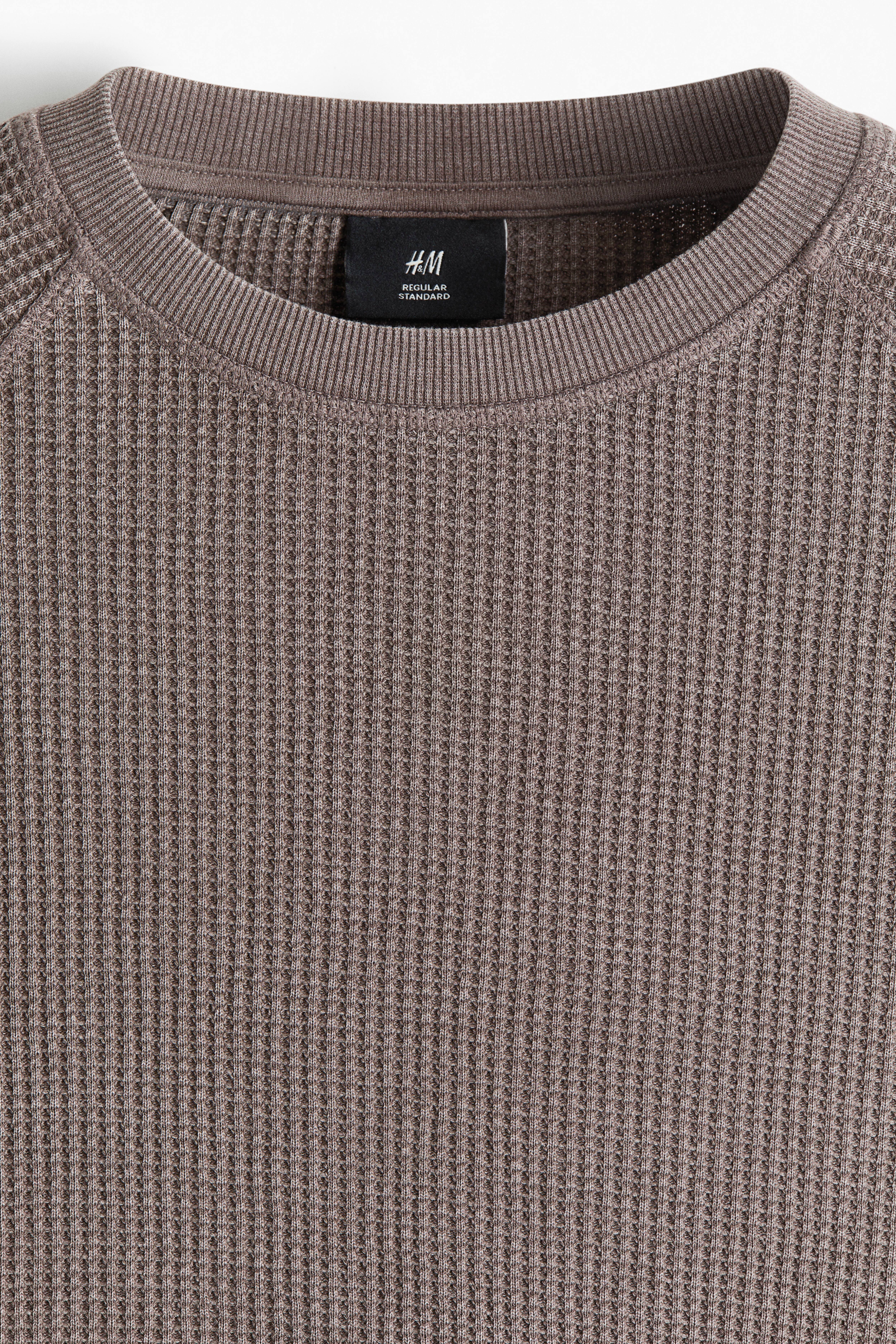 Regular-Fit Waffled Shirt