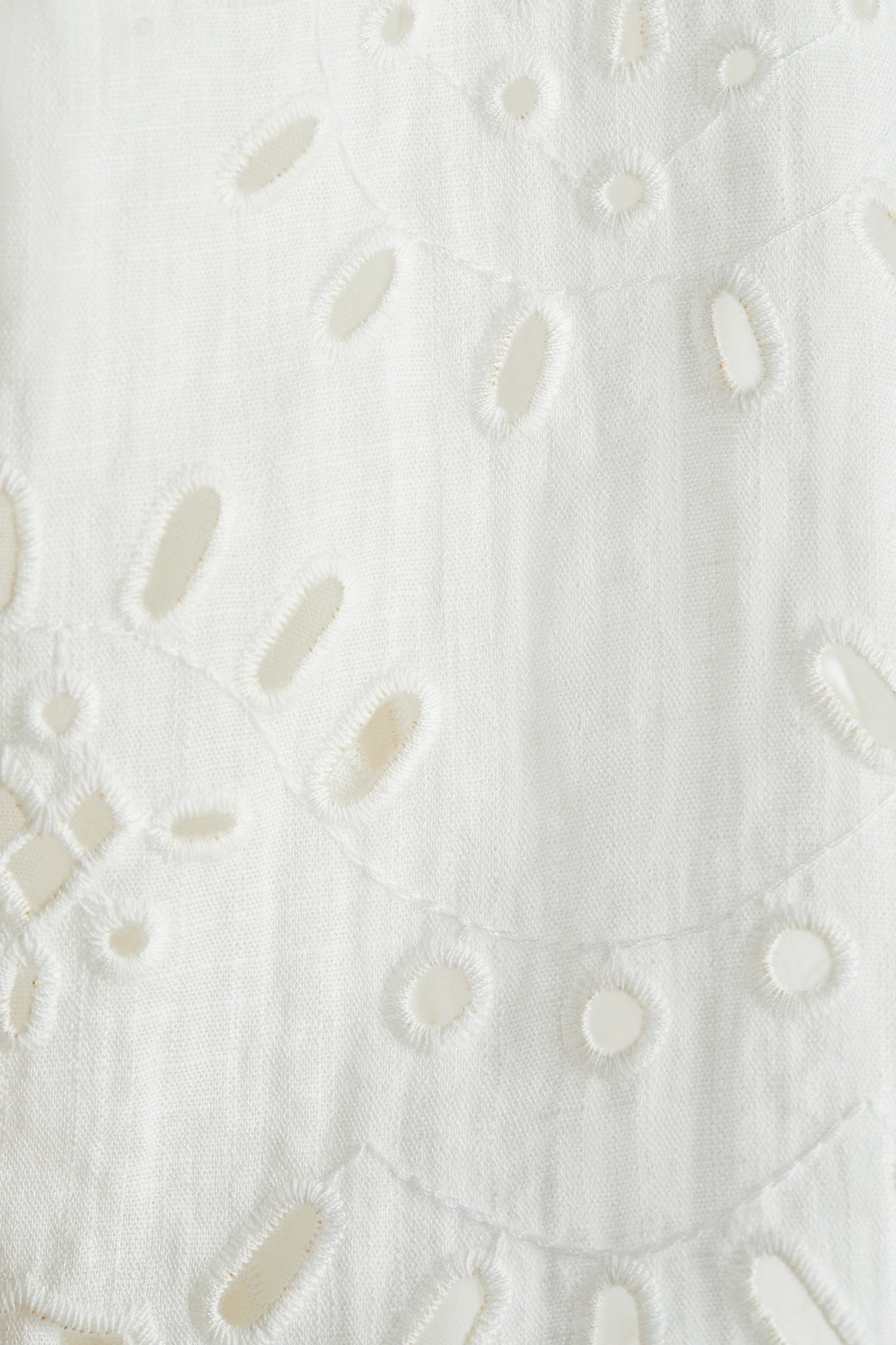 Broderie anglaise shirt dress