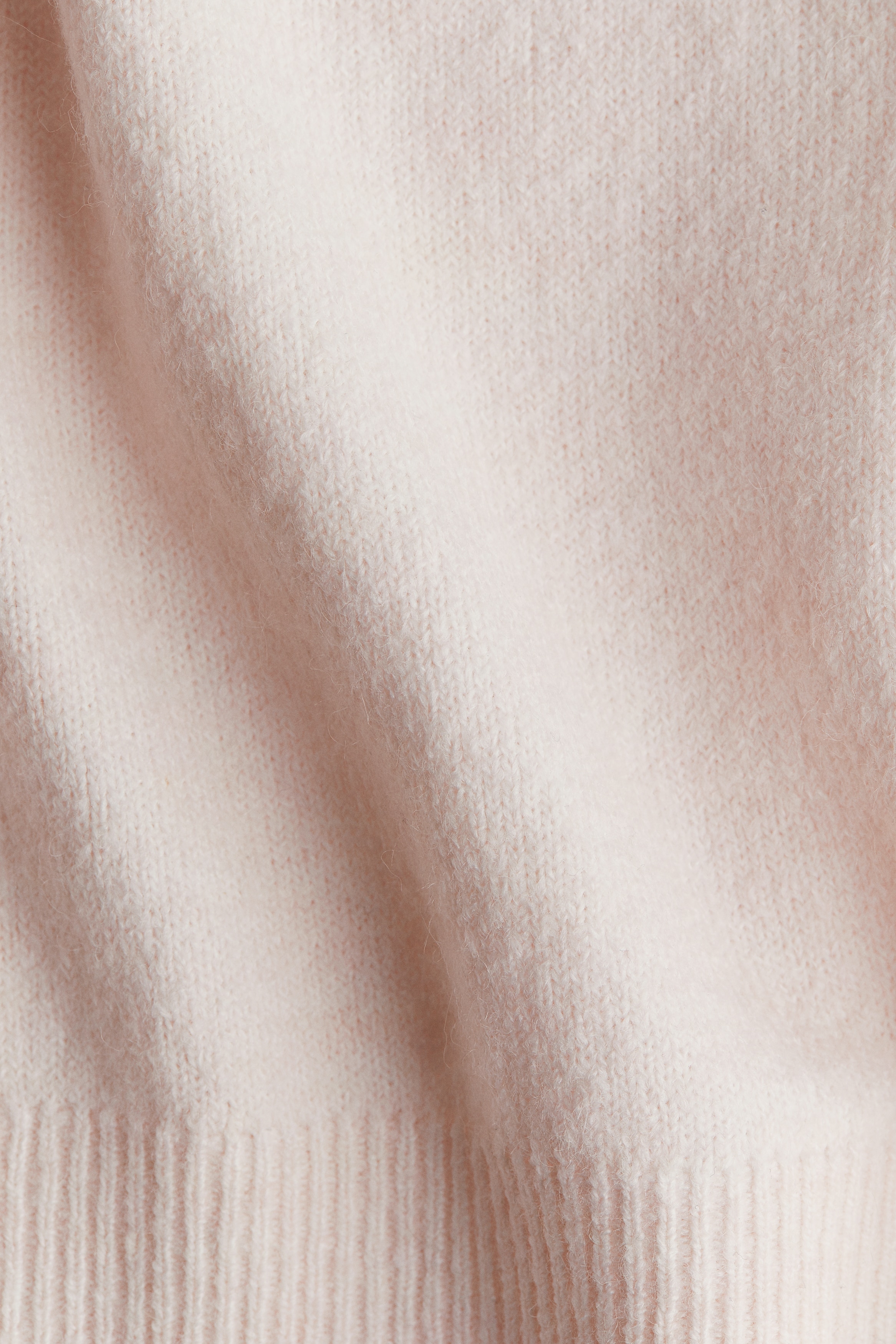 Short fine-knit jumper - ライトダスティピンク - レディース | H&M JP