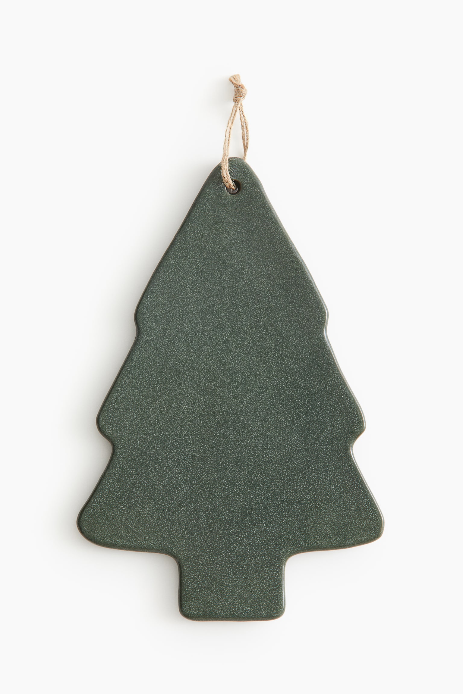 Stoneware serving board - Dark green - 1